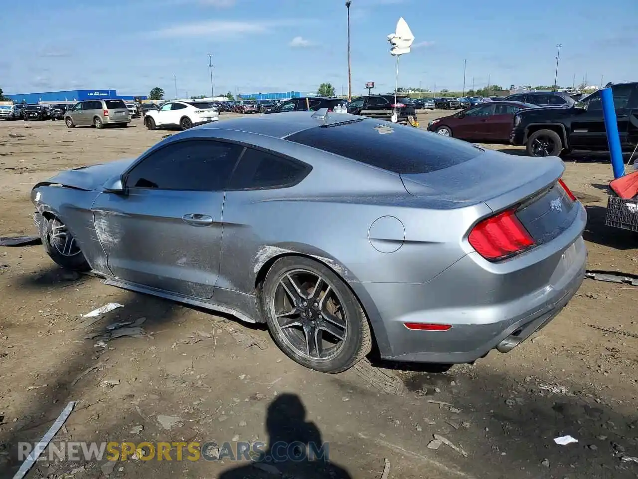 2 Photograph of a damaged car 1FA6P8TH4M5142095 FORD MUSTANG 2021