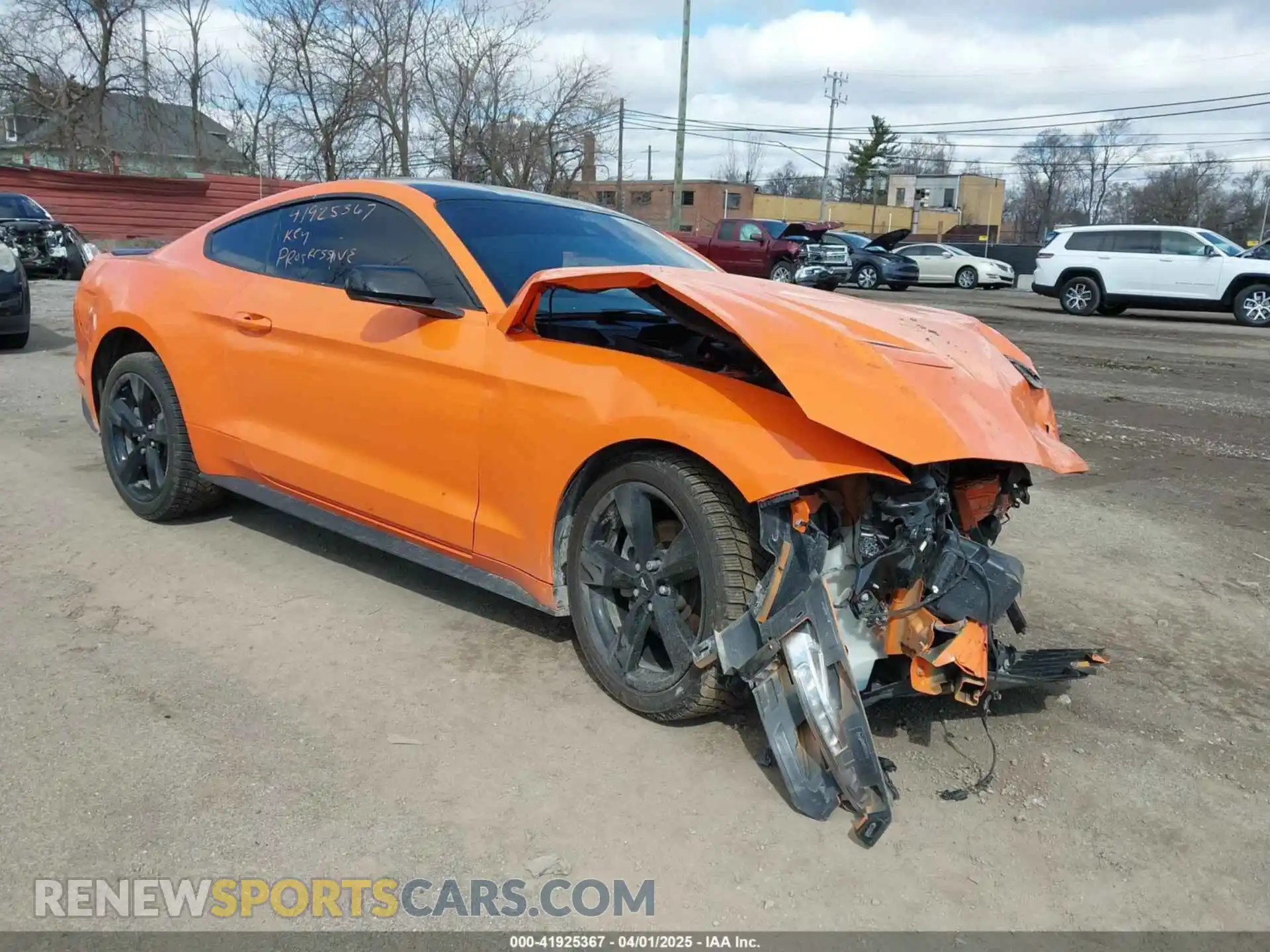 1 Photograph of a damaged car 1FA6P8TH5M5117559 FORD MUSTANG 2021