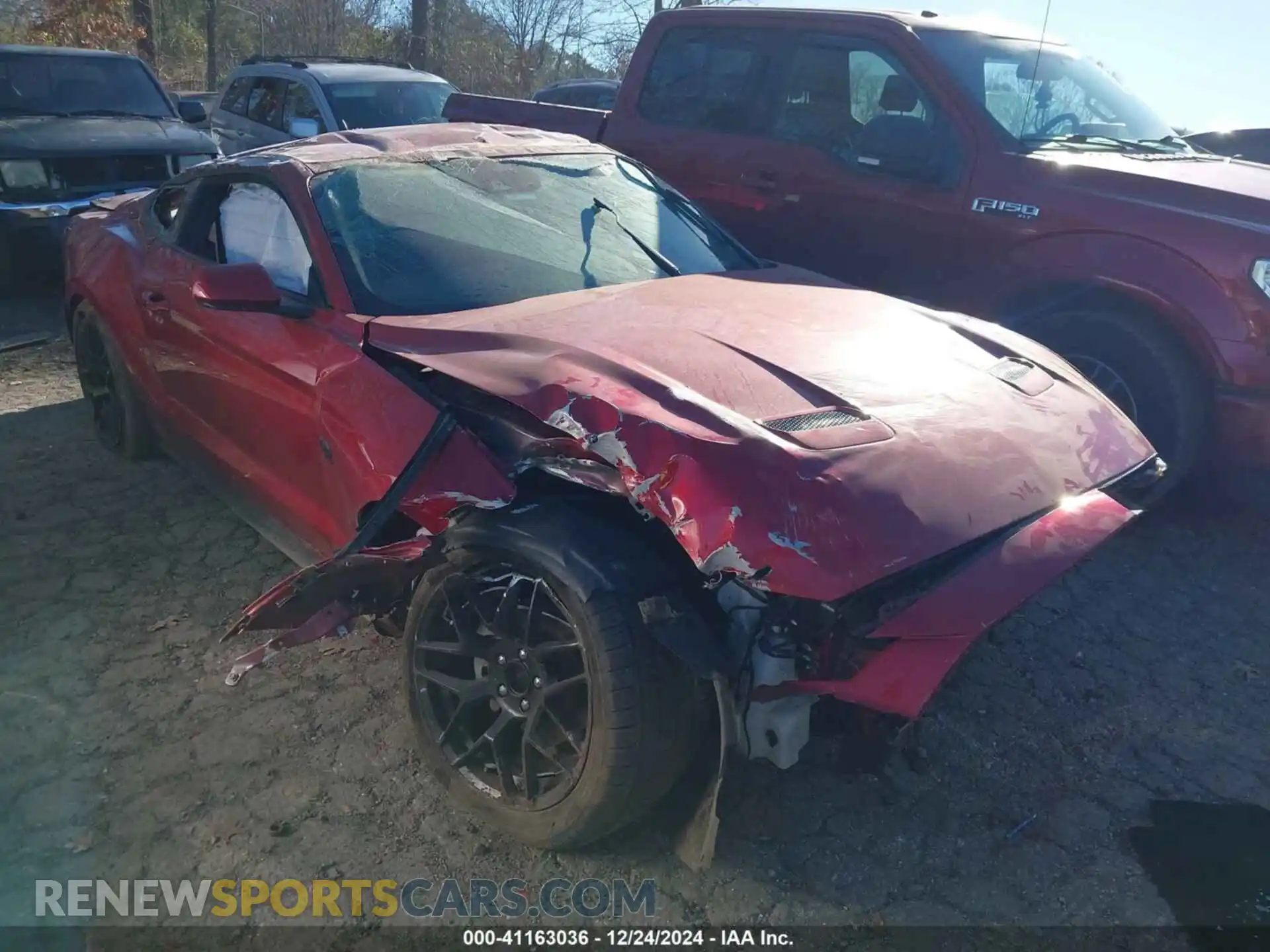 1 Photograph of a damaged car 1FA6P8TH5M5133065 FORD MUSTANG 2021