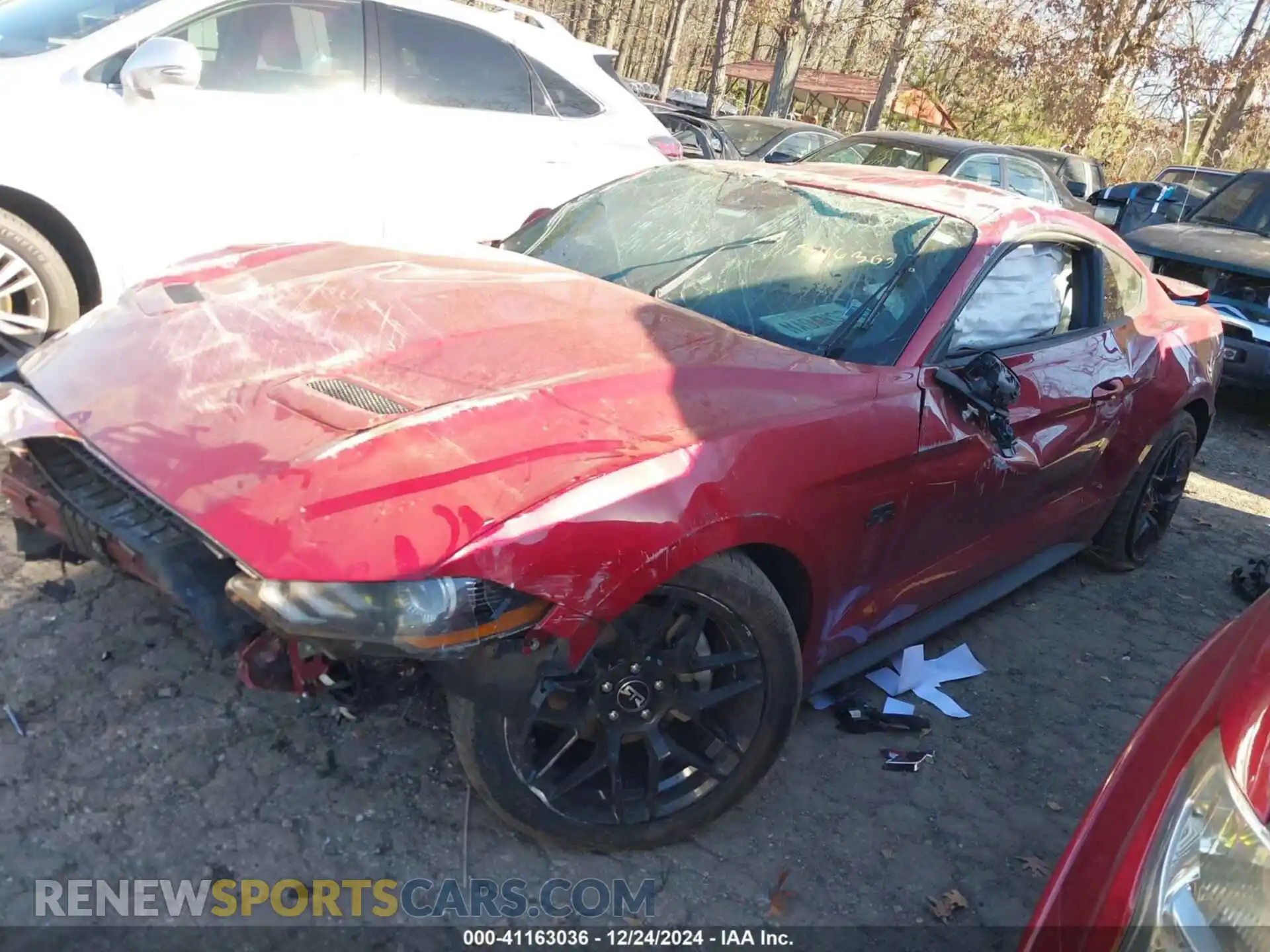 2 Photograph of a damaged car 1FA6P8TH5M5133065 FORD MUSTANG 2021