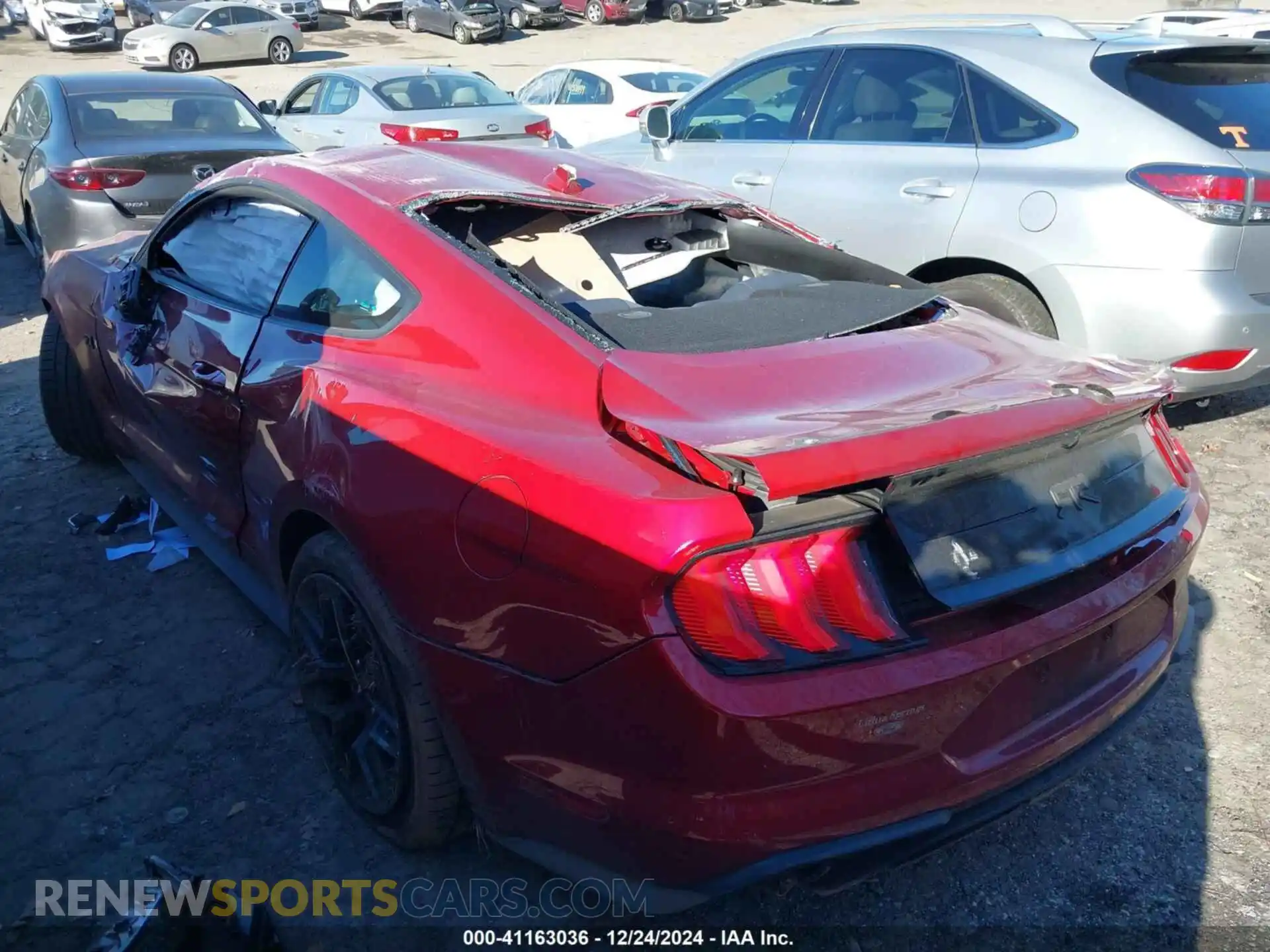3 Photograph of a damaged car 1FA6P8TH5M5133065 FORD MUSTANG 2021