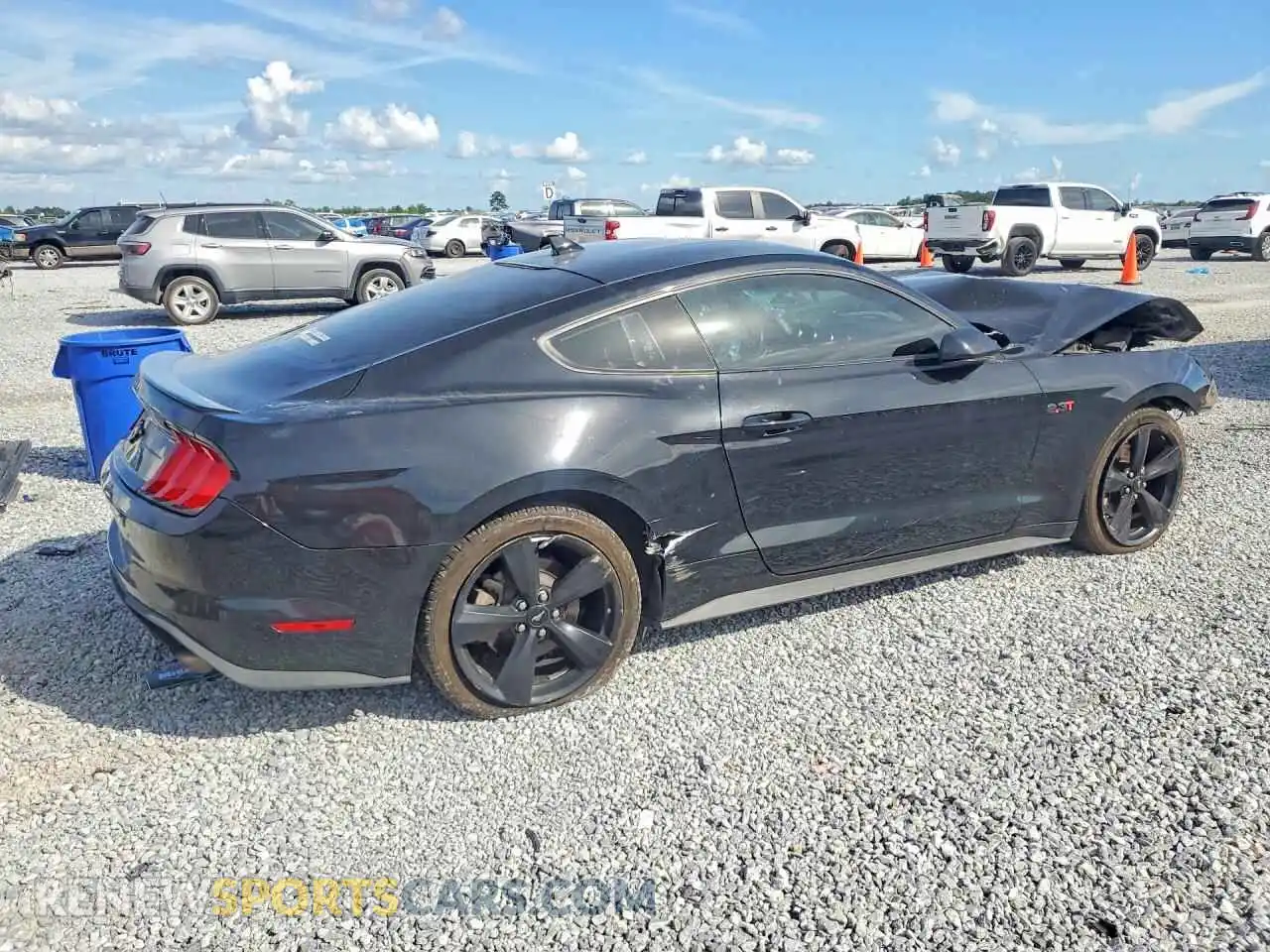 3 Фотография поврежденного автомобиля 1FA6P8TH5M5147015 FORD MUSTANG 2021