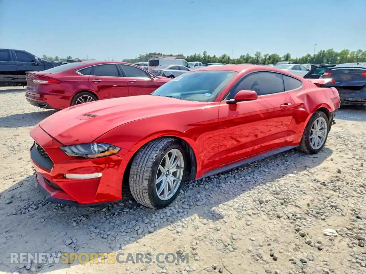 1 fotografías del automóvil dañado 1FA6P8TH5M5153686 FORD MUSTANG 2021