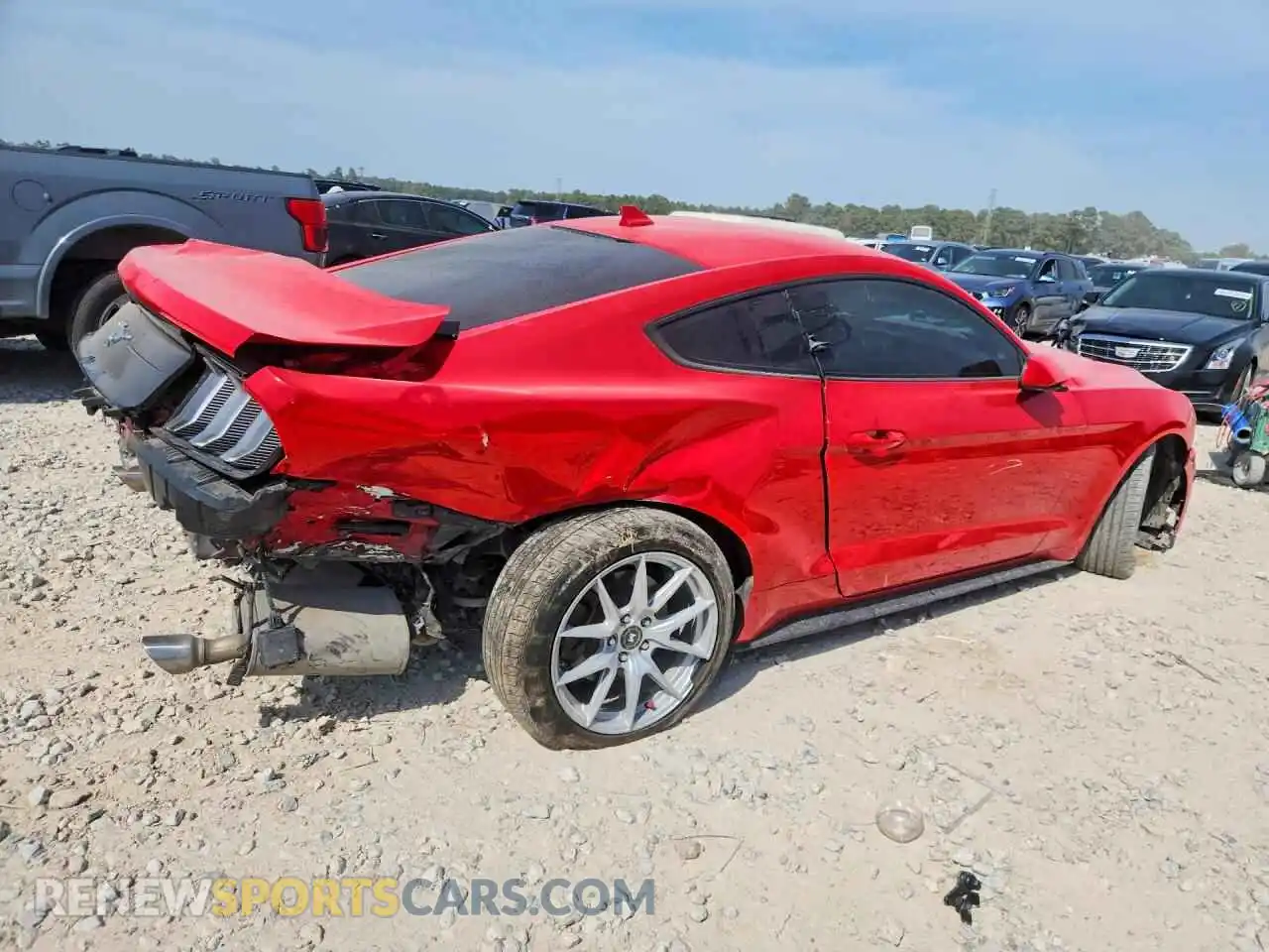 3 fotografías del automóvil dañado 1FA6P8TH5M5153686 FORD MUSTANG 2021