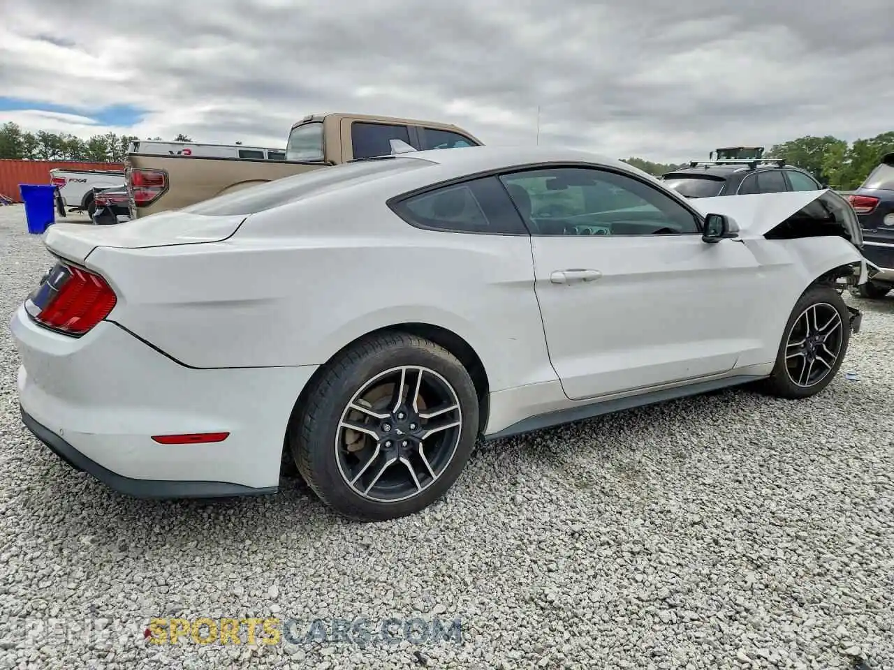 3 fotografías del automóvil dañado 1FA6P8TH5M5155888 FORD MUSTANG 2021