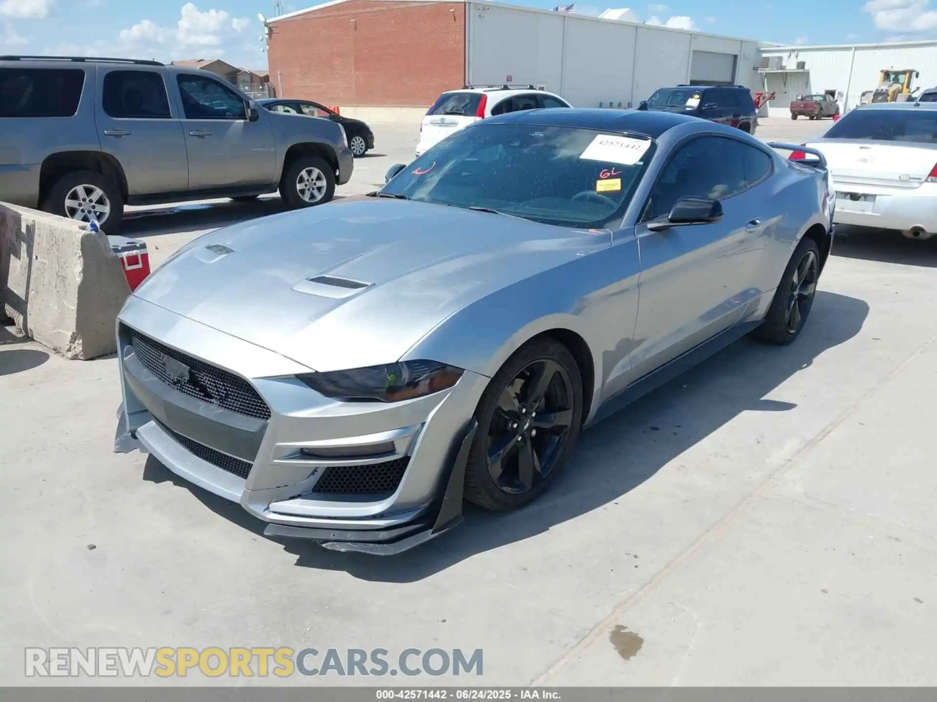 2 Photograph of a damaged car 1FA6P8TH6M5134077 FORD MUSTANG 2021
