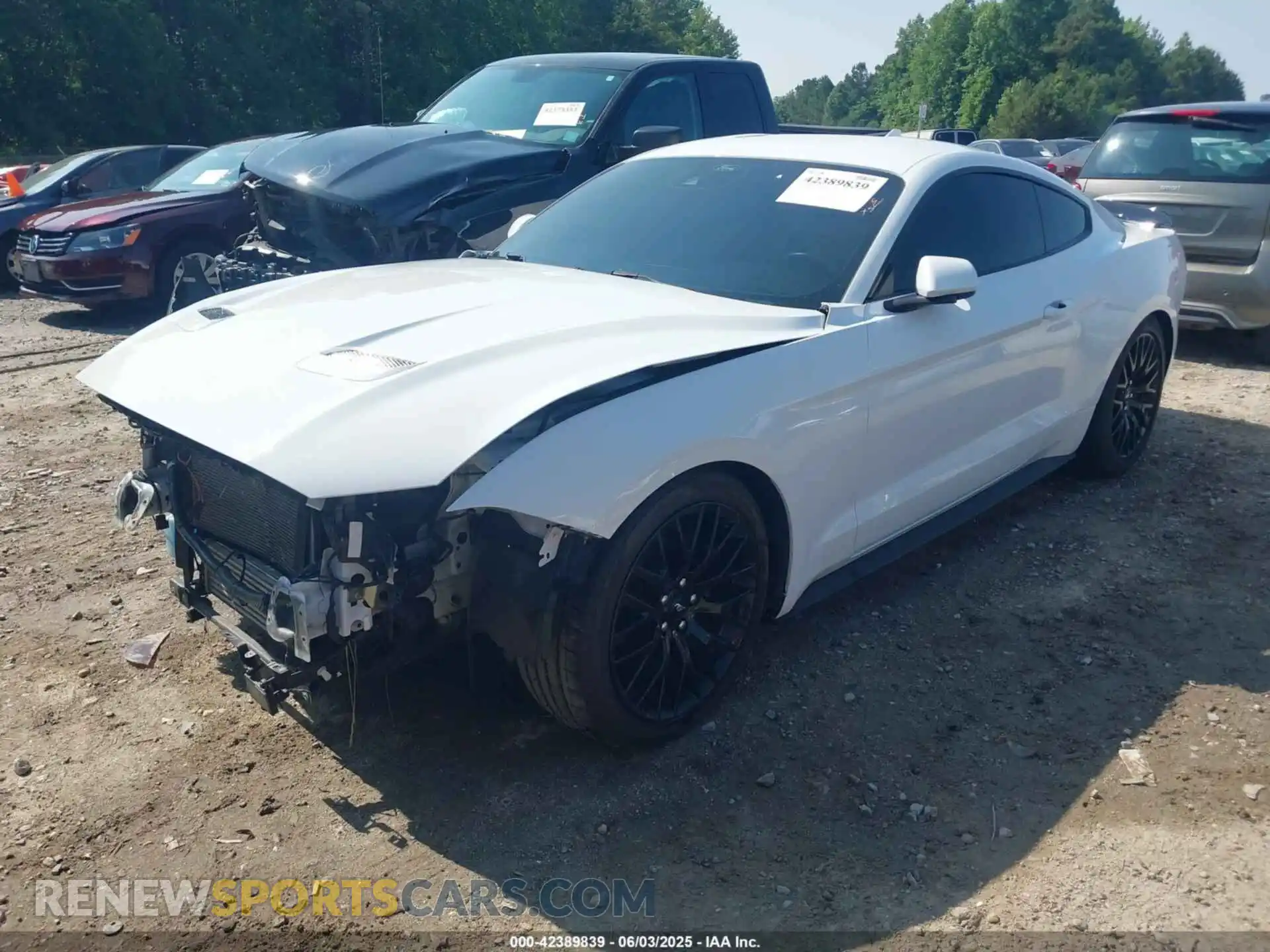 2 Фотография поврежденного автомобиля 1FA6P8TH6M5155737 FORD MUSTANG 2021