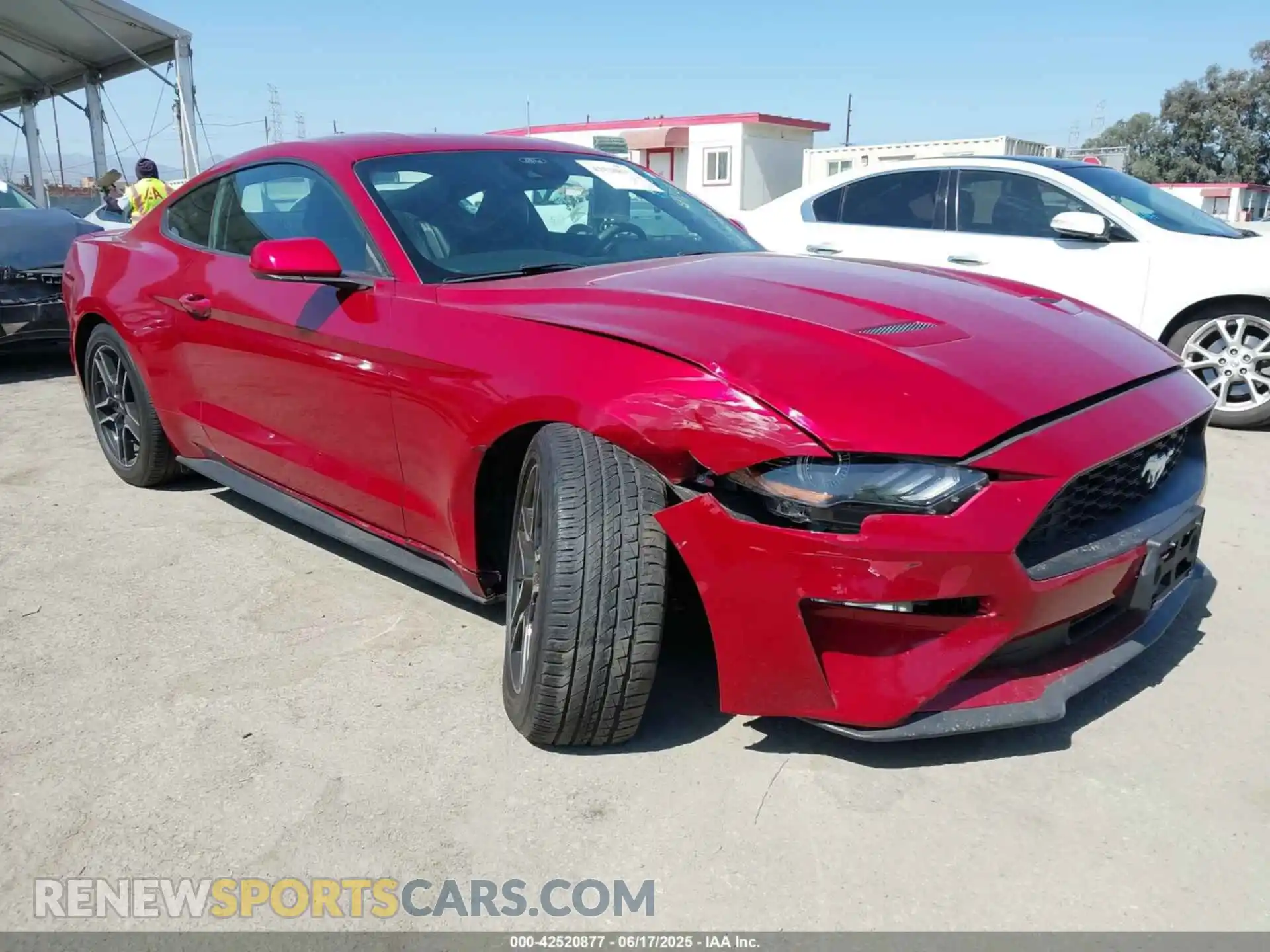 1 fotografías del automóvil dañado 1FA6P8TH7M5125744 FORD MUSTANG 2021