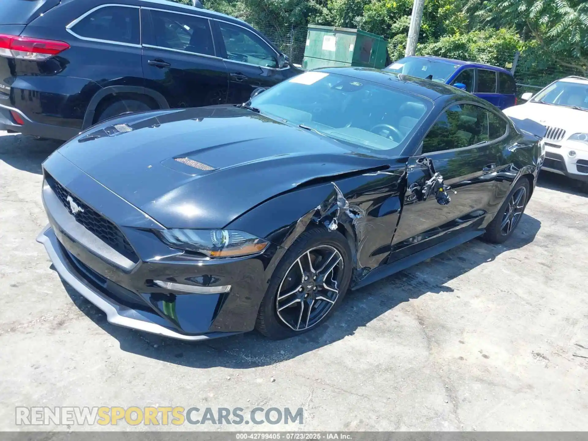 2 Photograph of a damaged car 1FA6P8TH7M5151275 FORD MUSTANG 2021