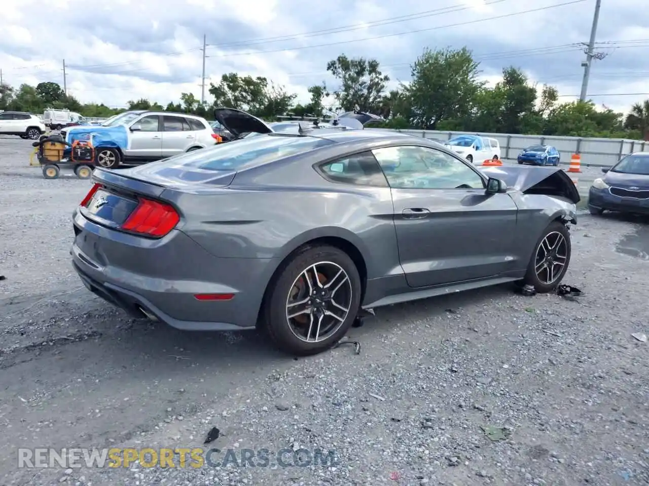 3 Фотография поврежденного автомобиля 1FA6P8TH8M5104546 FORD MUSTANG 2021