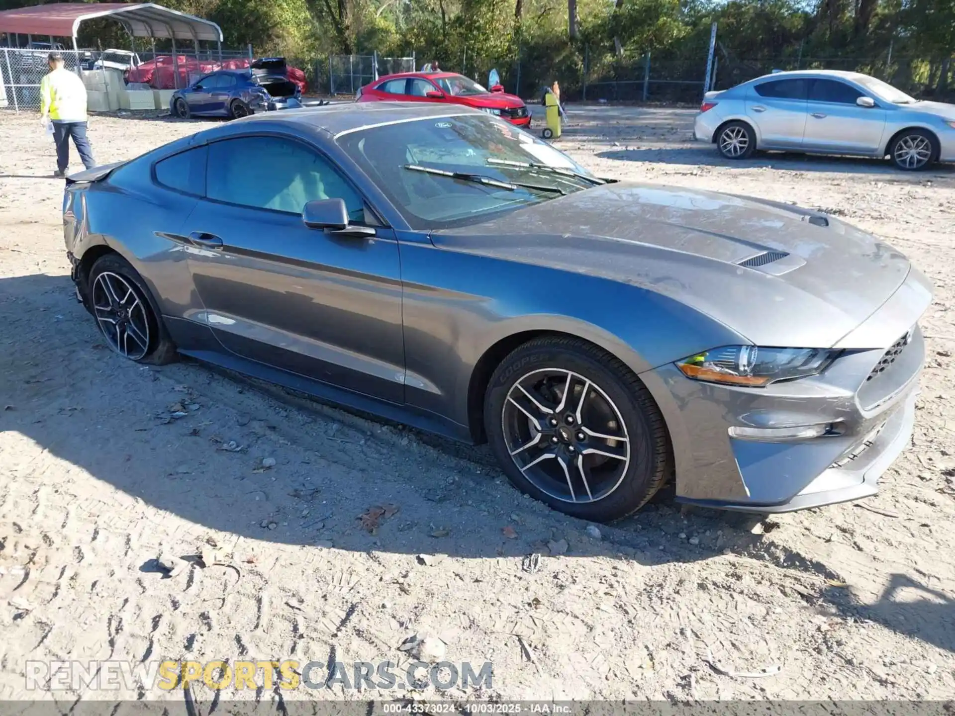 1 Photograph of a damaged car 1FA6P8TH8M5134940 FORD MUSTANG 2021