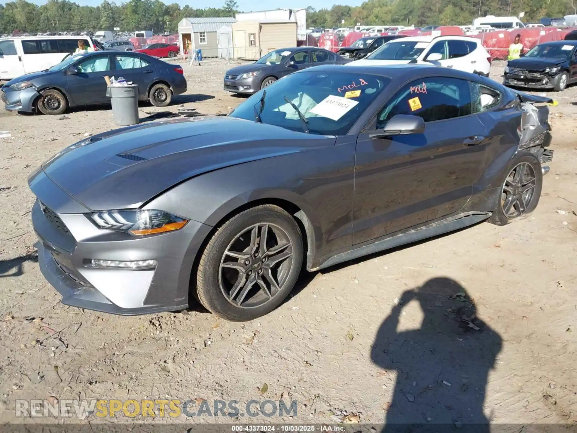 2 Photograph of a damaged car 1FA6P8TH8M5134940 FORD MUSTANG 2021