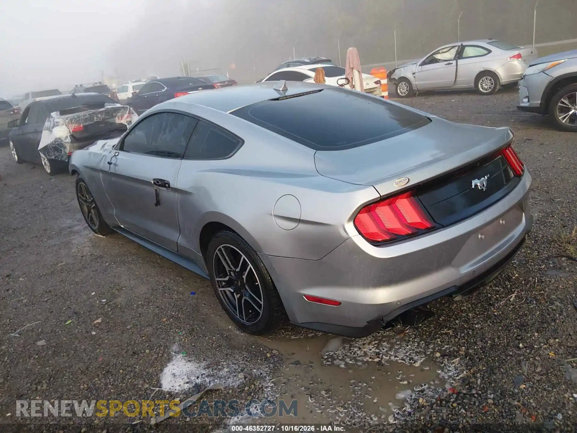 3 Photograph of a damaged car 1FA6P8TH8M5137370 FORD MUSTANG 2021