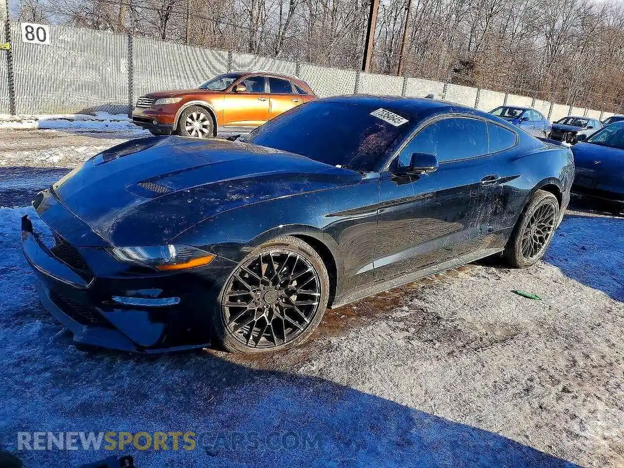 1 Photograph of a damaged car 1FA6P8TH8M5149132 FORD MUSTANG 2021