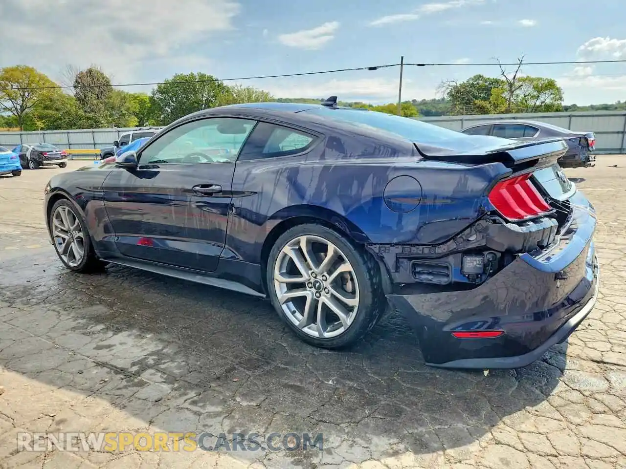 2 Photograph of a damaged car 1FA6P8TH8M5154461 FORD MUSTANG 2021