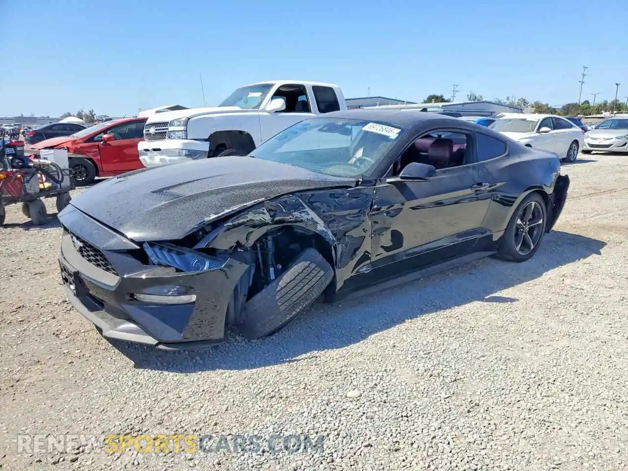 1 Photograph of a damaged car 1FA6P8TH9M5117628 FORD MUSTANG 2021