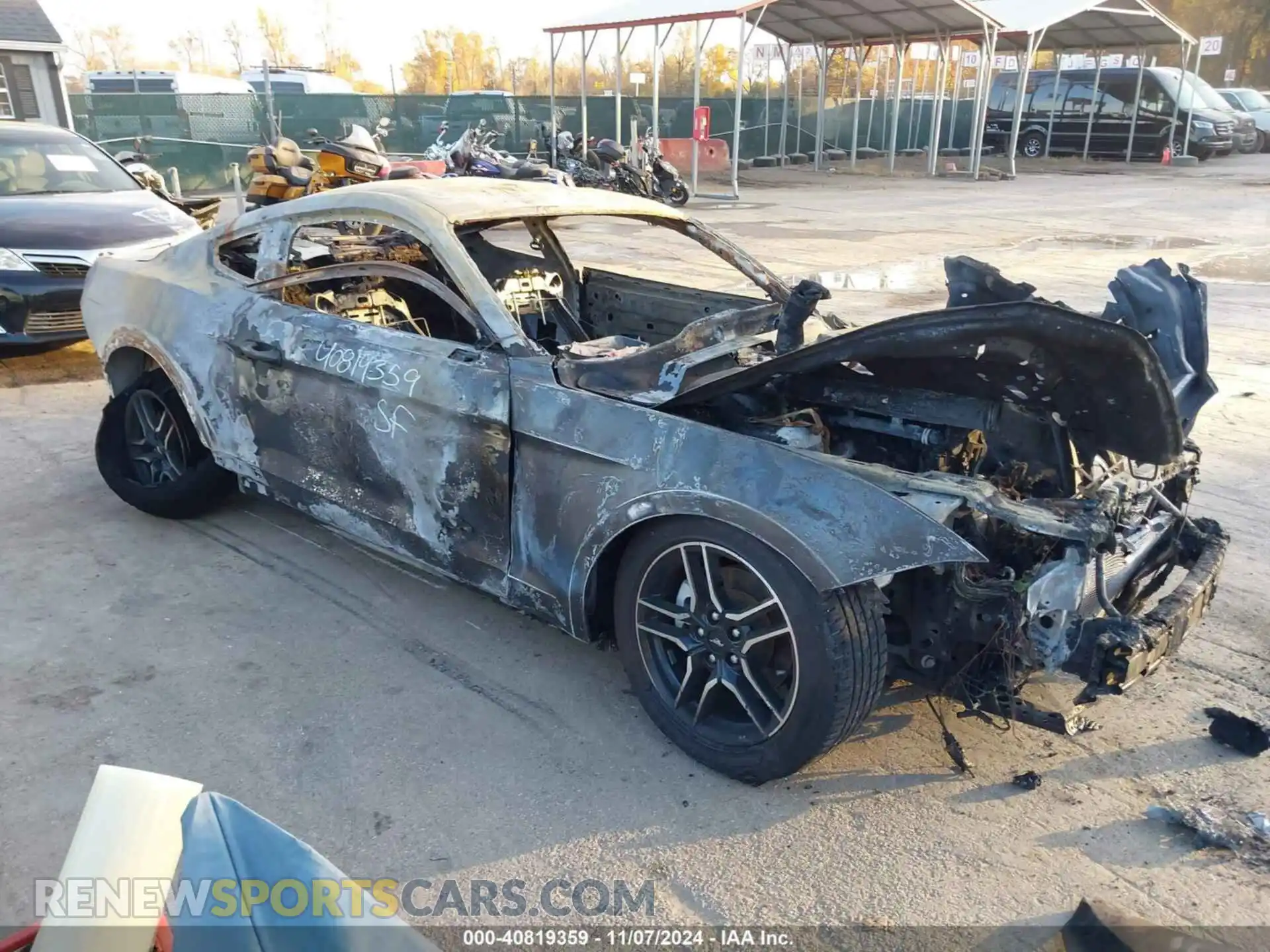 1 Photograph of a damaged car 1FA6P8TH9M5119072 FORD MUSTANG 2021