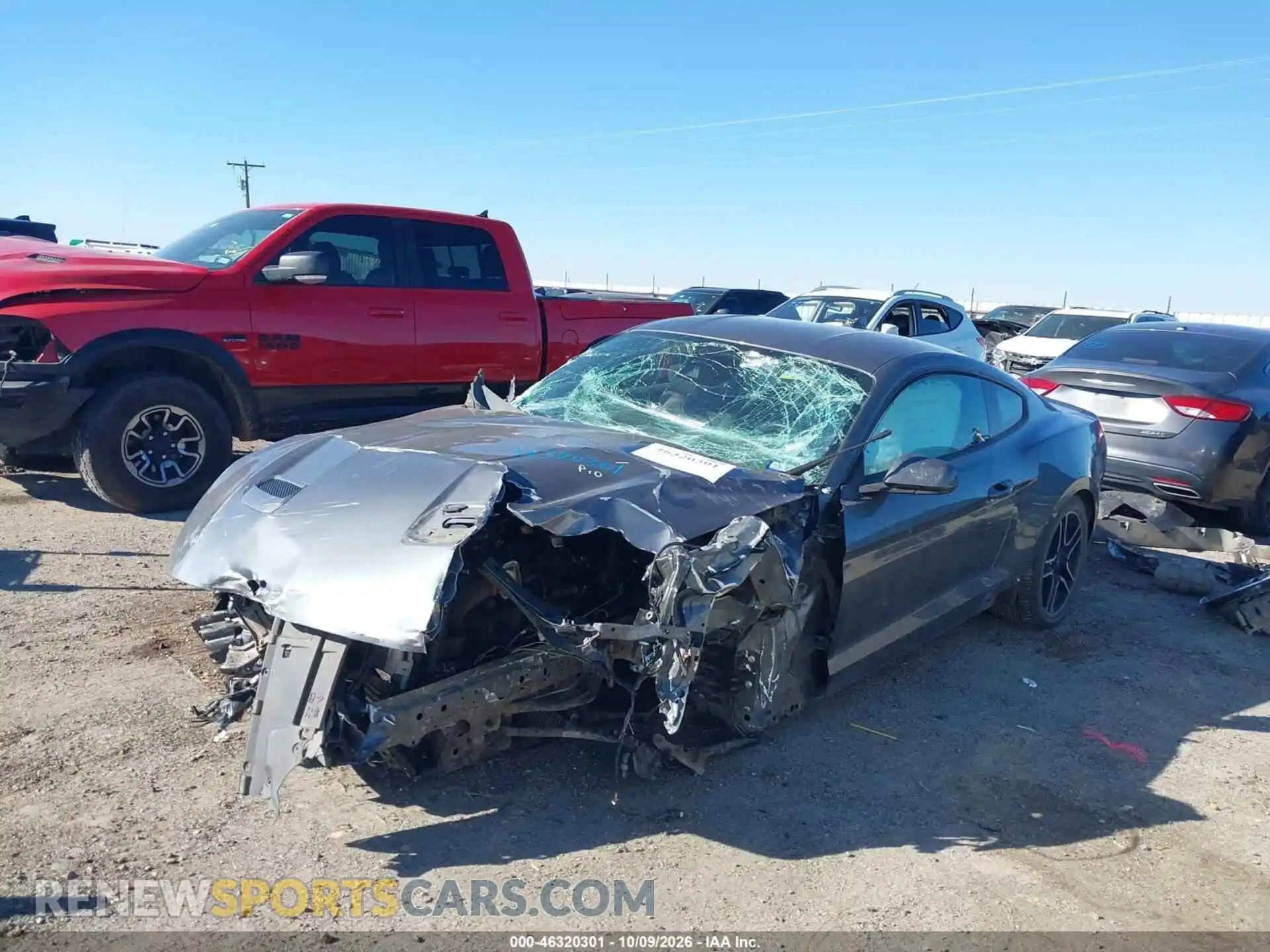 2 fotografías del automóvil dañado 1FA6P8TH9M5158342 FORD MUSTANG 2021