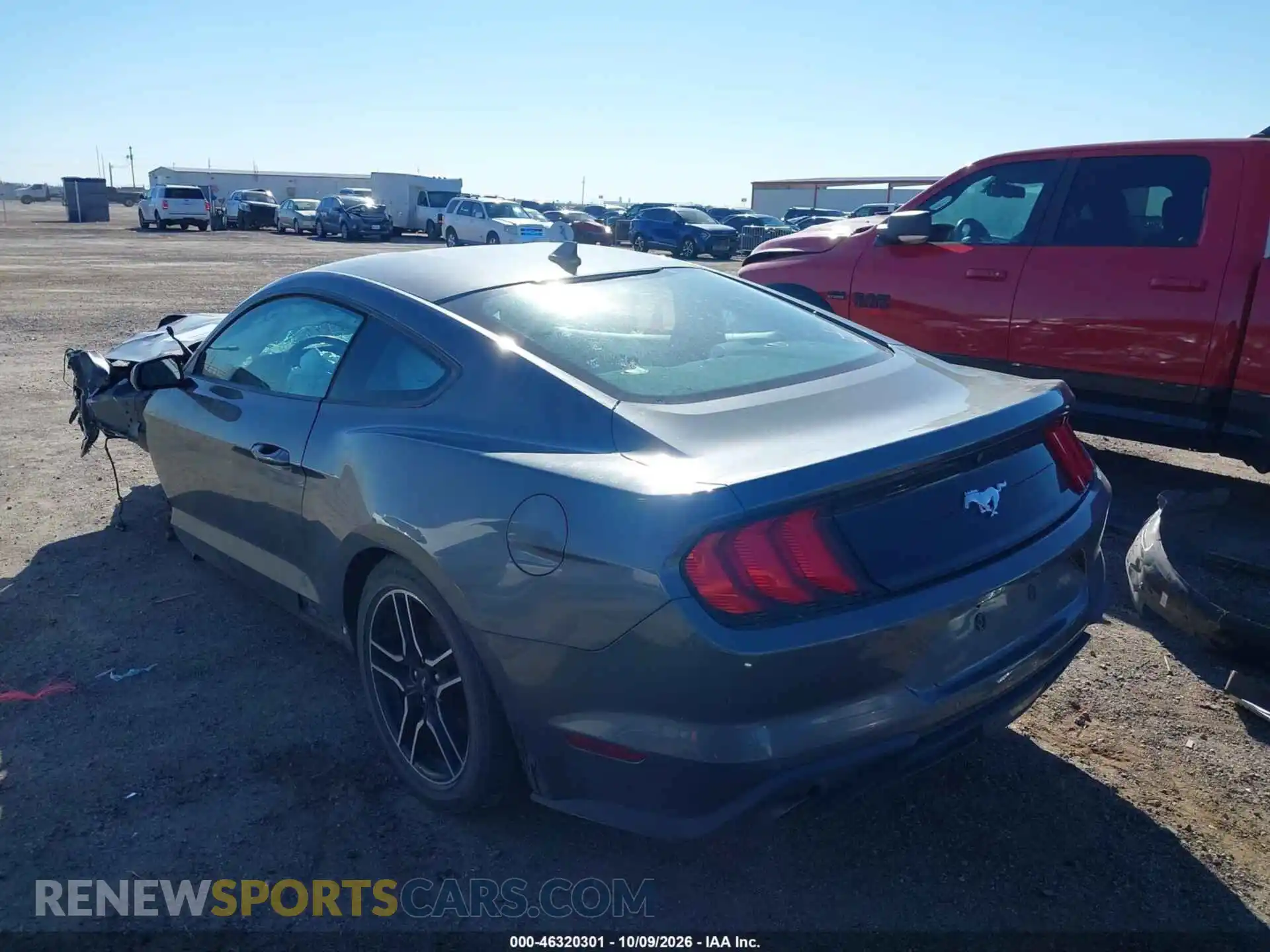 3 fotografías del automóvil dañado 1FA6P8TH9M5158342 FORD MUSTANG 2021