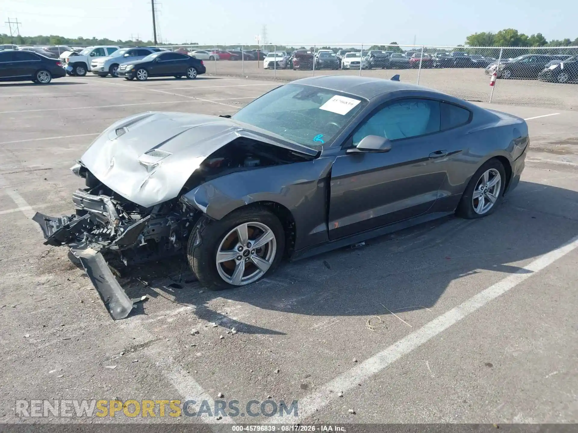2 Фотография поврежденного автомобиля 1FA6P8THXM5100577 FORD MUSTANG 2021