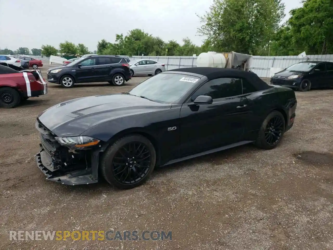 1 fotografías del automóvil dañado 1FATP8FF1M5103901 FORD MUSTANG 2021