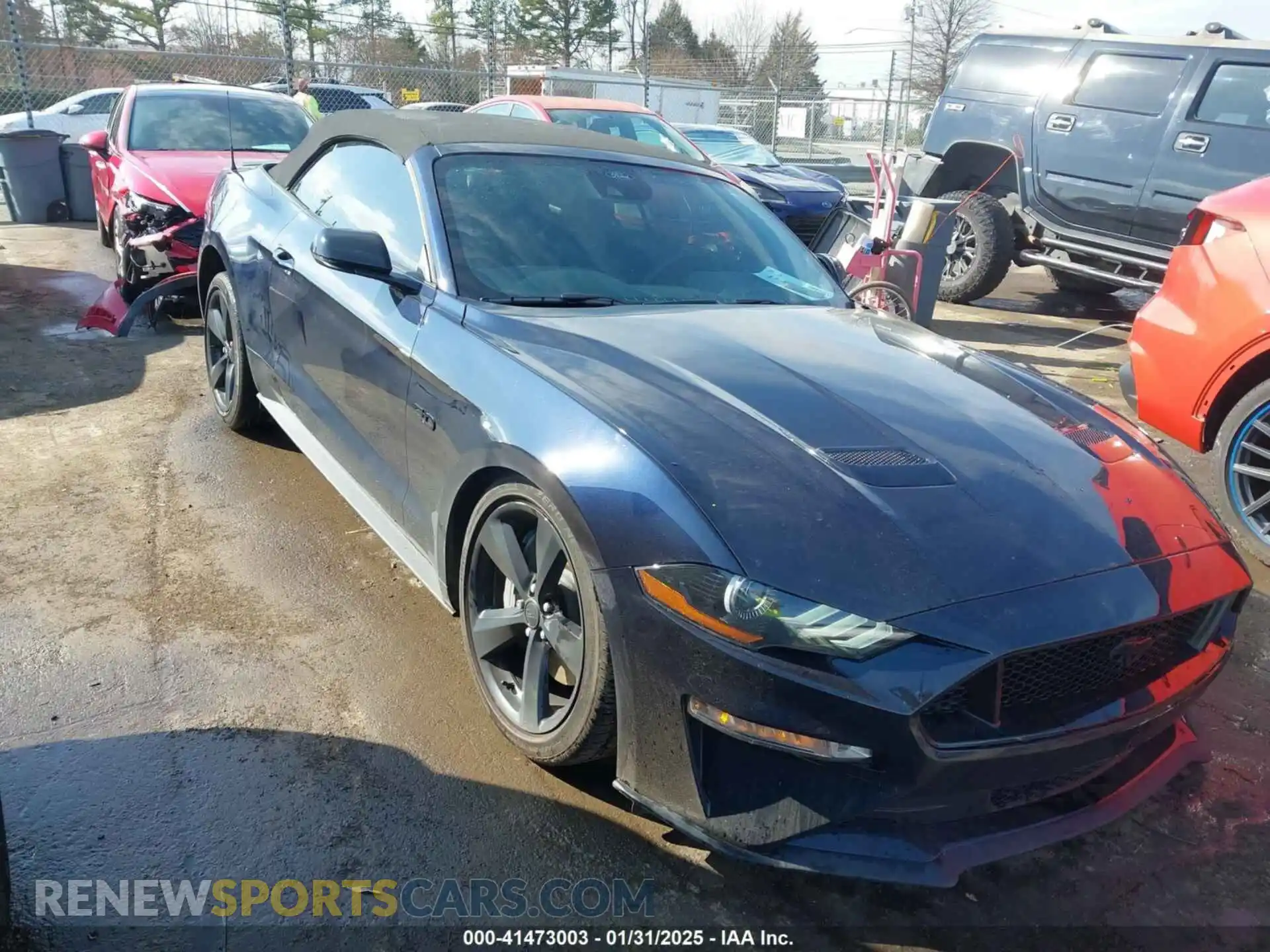 1 Photograph of a damaged car 1FATP8FF9M5140467 FORD MUSTANG 2021