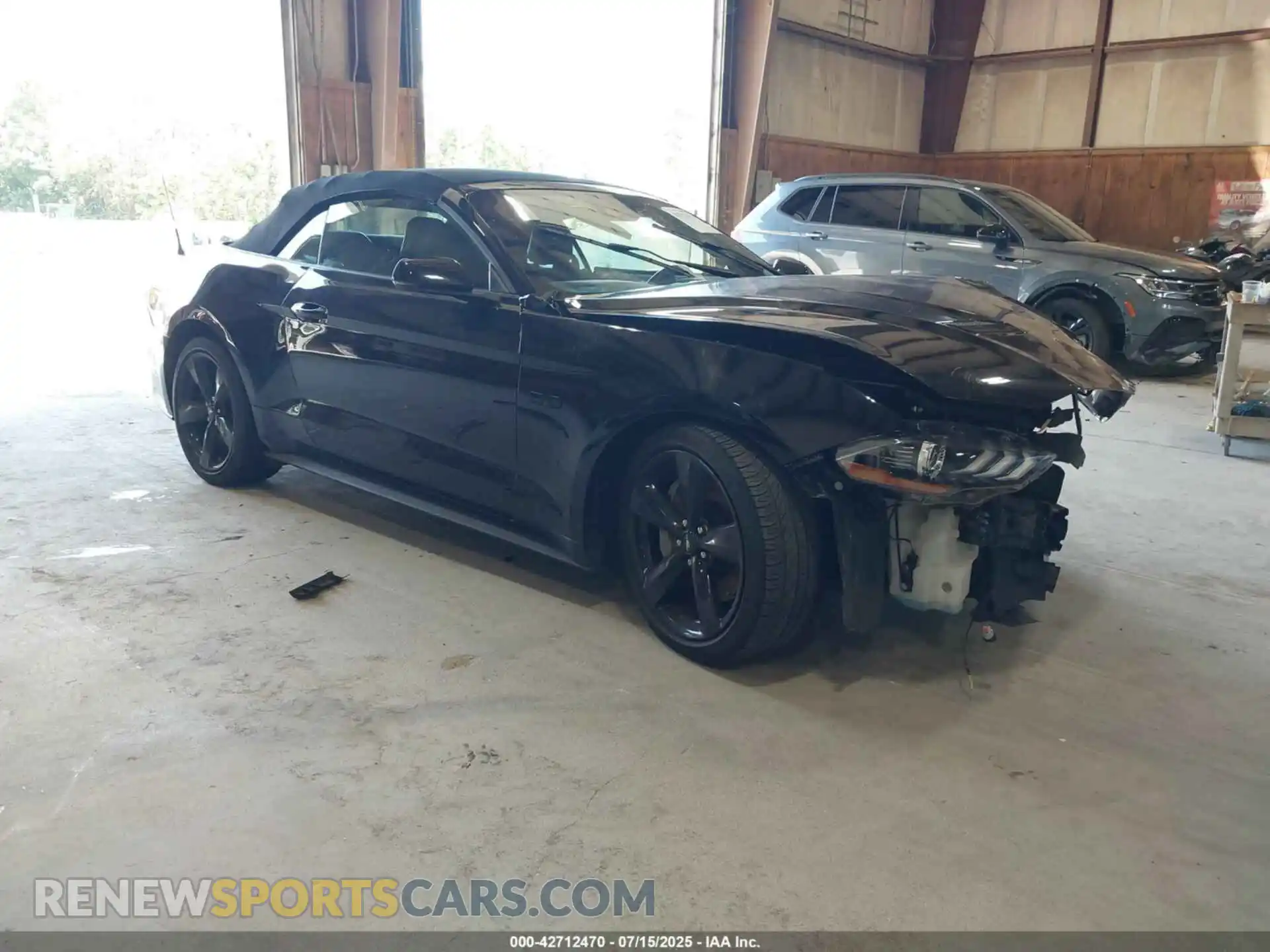 1 Photograph of a damaged car 1FATP8FFXM5134659 FORD MUSTANG 2021