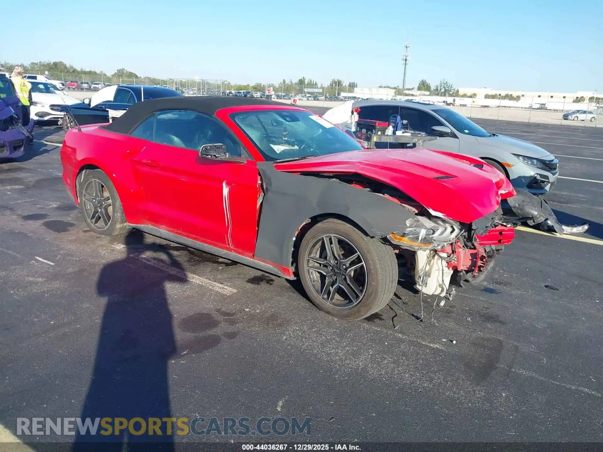 1 Photograph of a damaged car 1FATP8UH0M5116367 FORD MUSTANG 2021