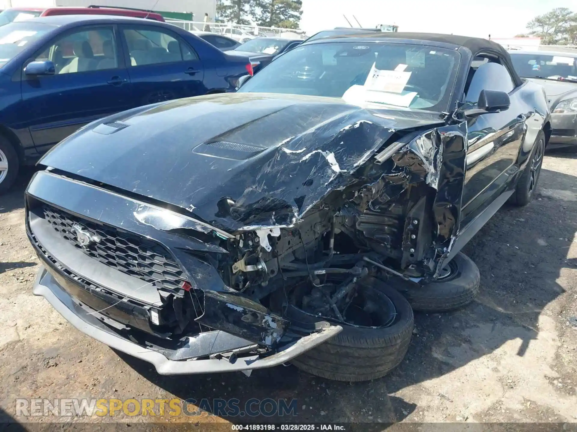 2 Photograph of a damaged car 1FATP8UH1M5107287 FORD MUSTANG 2021