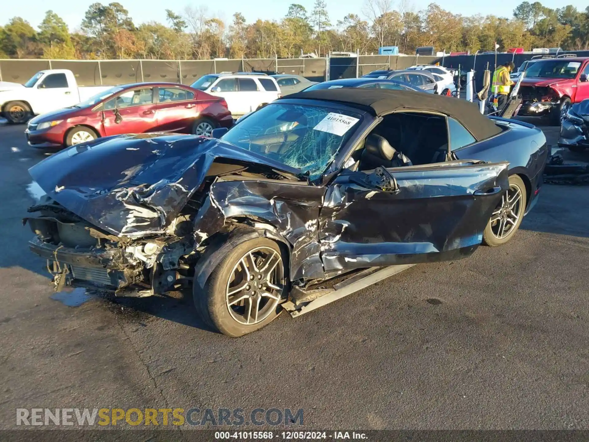 2 Photograph of a damaged car 1FATP8UH1M5116099 FORD MUSTANG 2021