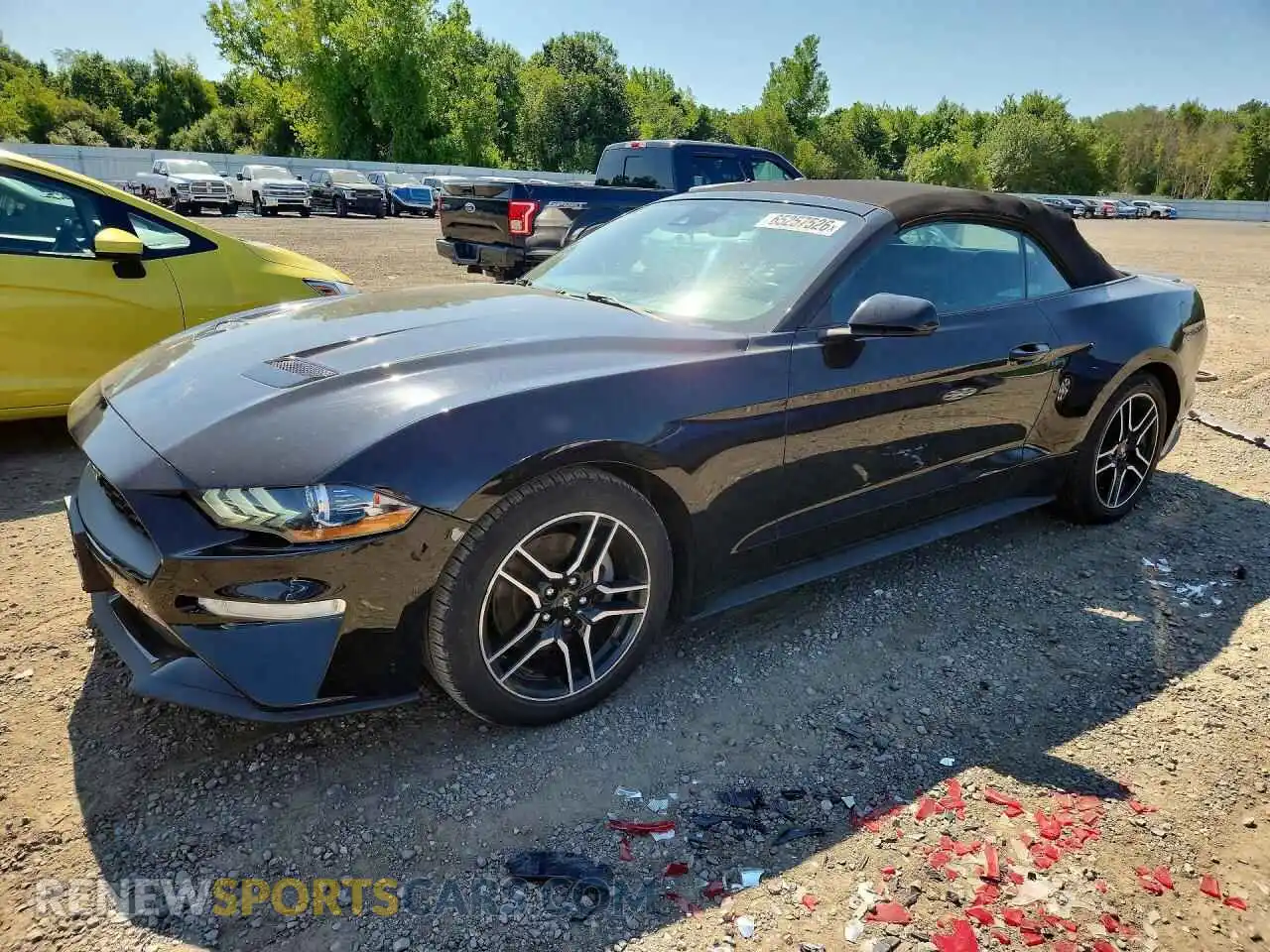 1 fotografías del automóvil dañado 1FATP8UH2M5116726 FORD MUSTANG 2021