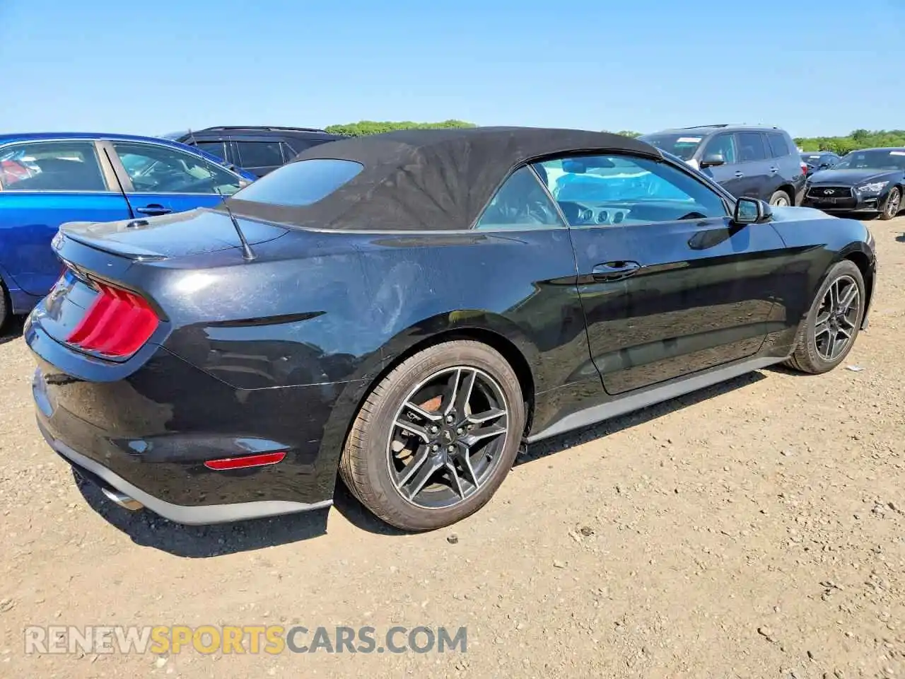 3 fotografías del automóvil dañado 1FATP8UH2M5116726 FORD MUSTANG 2021
