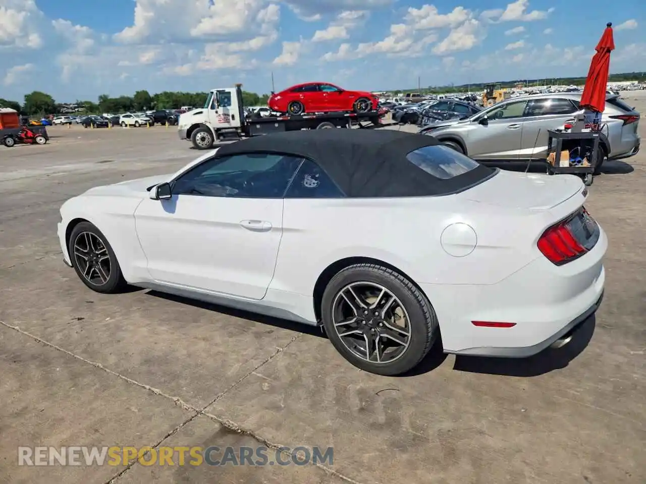 2 Photograph of a damaged car 1FATP8UH5M5103744 FORD MUSTANG 2021
