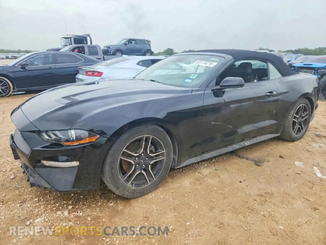 1 Photograph of a damaged car 1FATP8UH7M5107343 FORD MUSTANG 2021