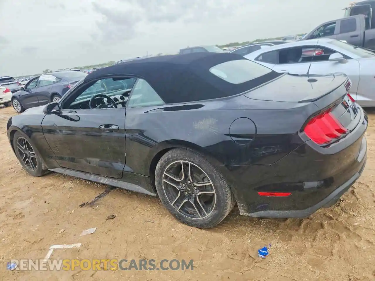 2 Photograph of a damaged car 1FATP8UH7M5107343 FORD MUSTANG 2021