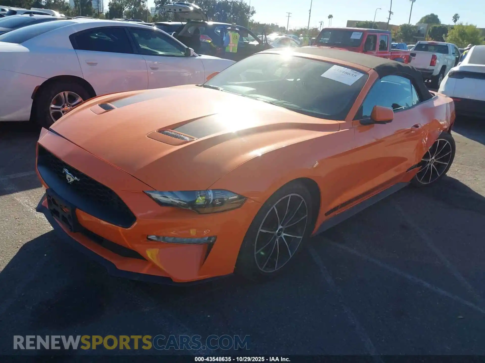 2 Photograph of a damaged car 1FATP8UH8M5114494 FORD MUSTANG 2021