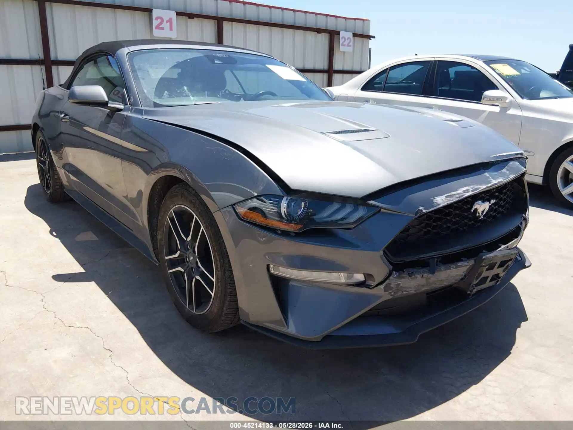 1 Photograph of a damaged car 1FATP8UH8M5120750 FORD MUSTANG 2021