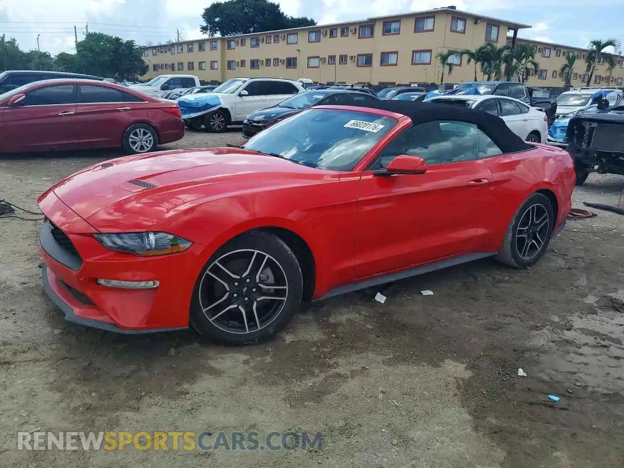 1 fotografías del automóvil dañado 1FATP8UH8M5121364 FORD MUSTANG 2021