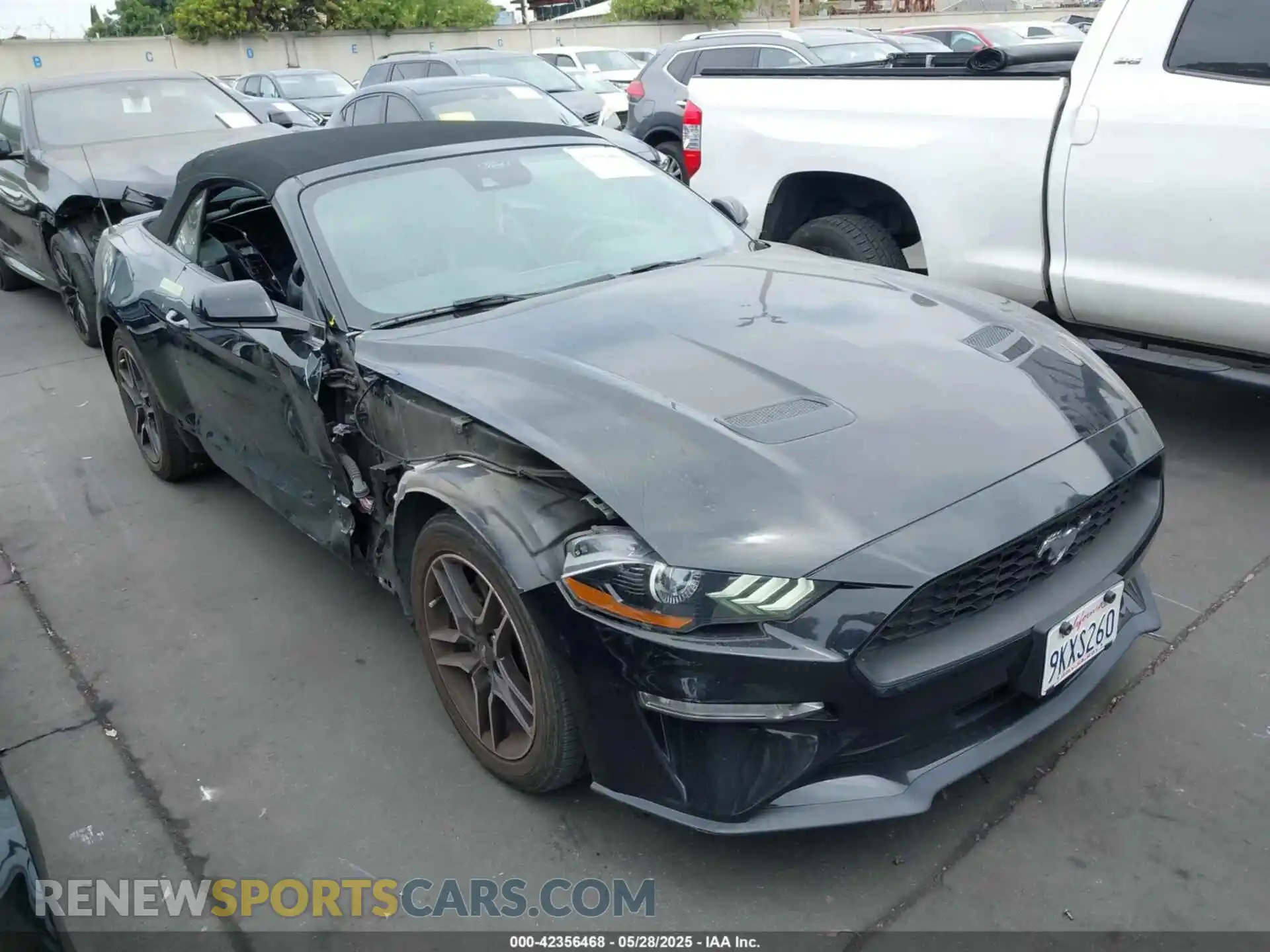 1 Photograph of a damaged car 1FATP8UH8M5123051 FORD MUSTANG 2021