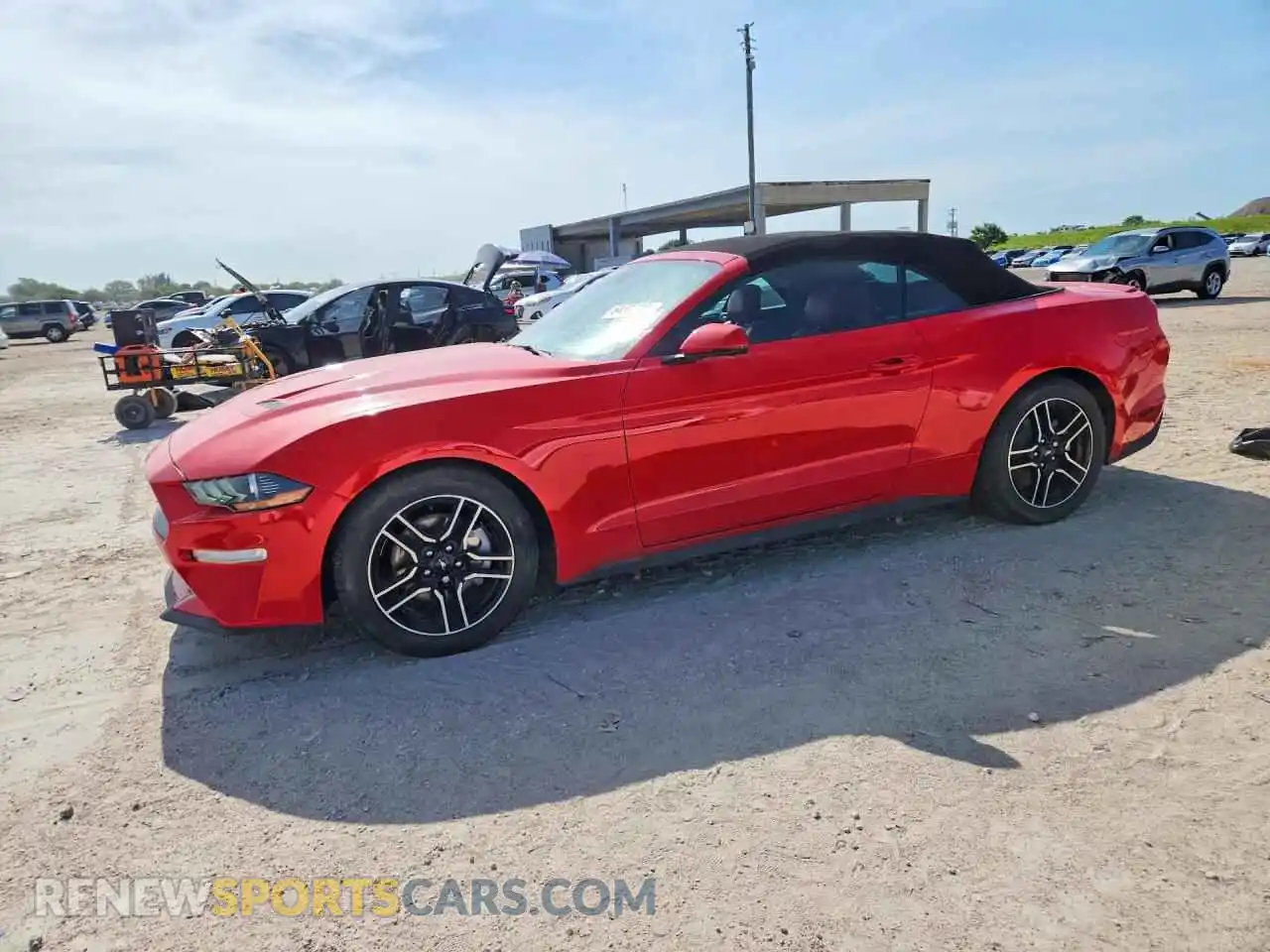 1 fotografías del automóvil dañado 1FATP8UH9M5129649 FORD MUSTANG 2021