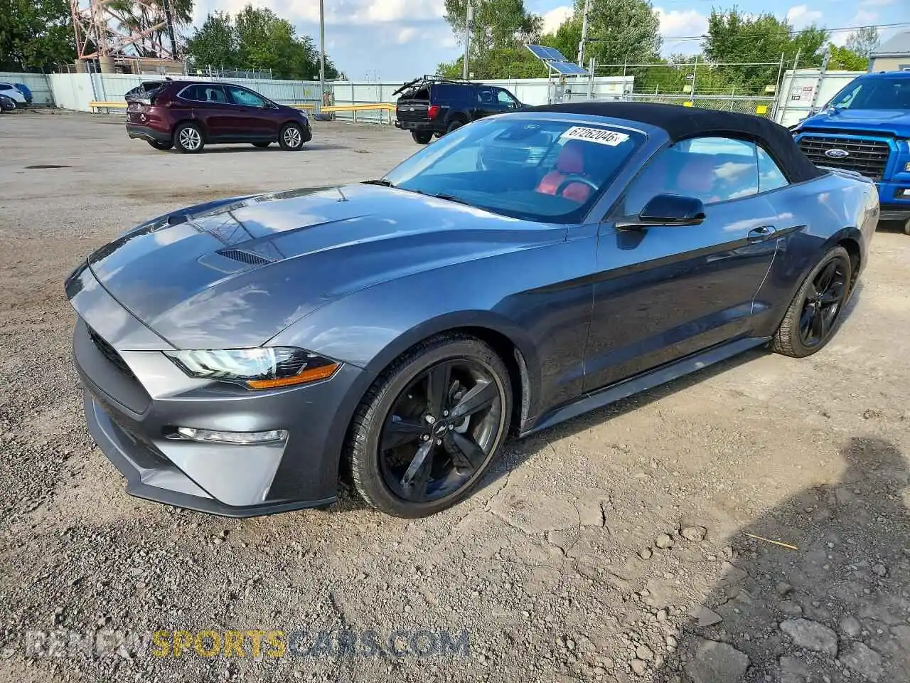 1 Photograph of a damaged car 1FATP8UH9M5139467 FORD MUSTANG 2021