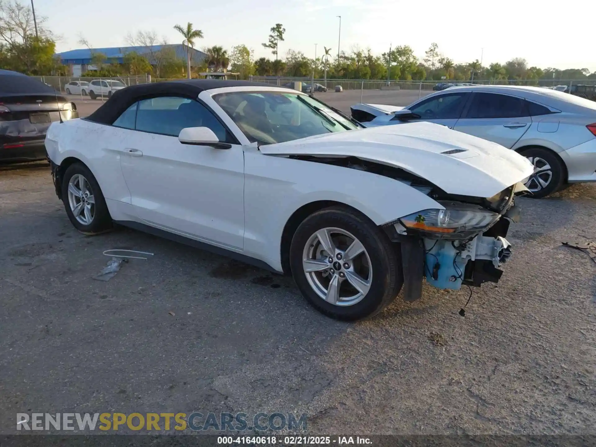 1 Photograph of a damaged car 1FATP8UH9M5147083 FORD MUSTANG 2021