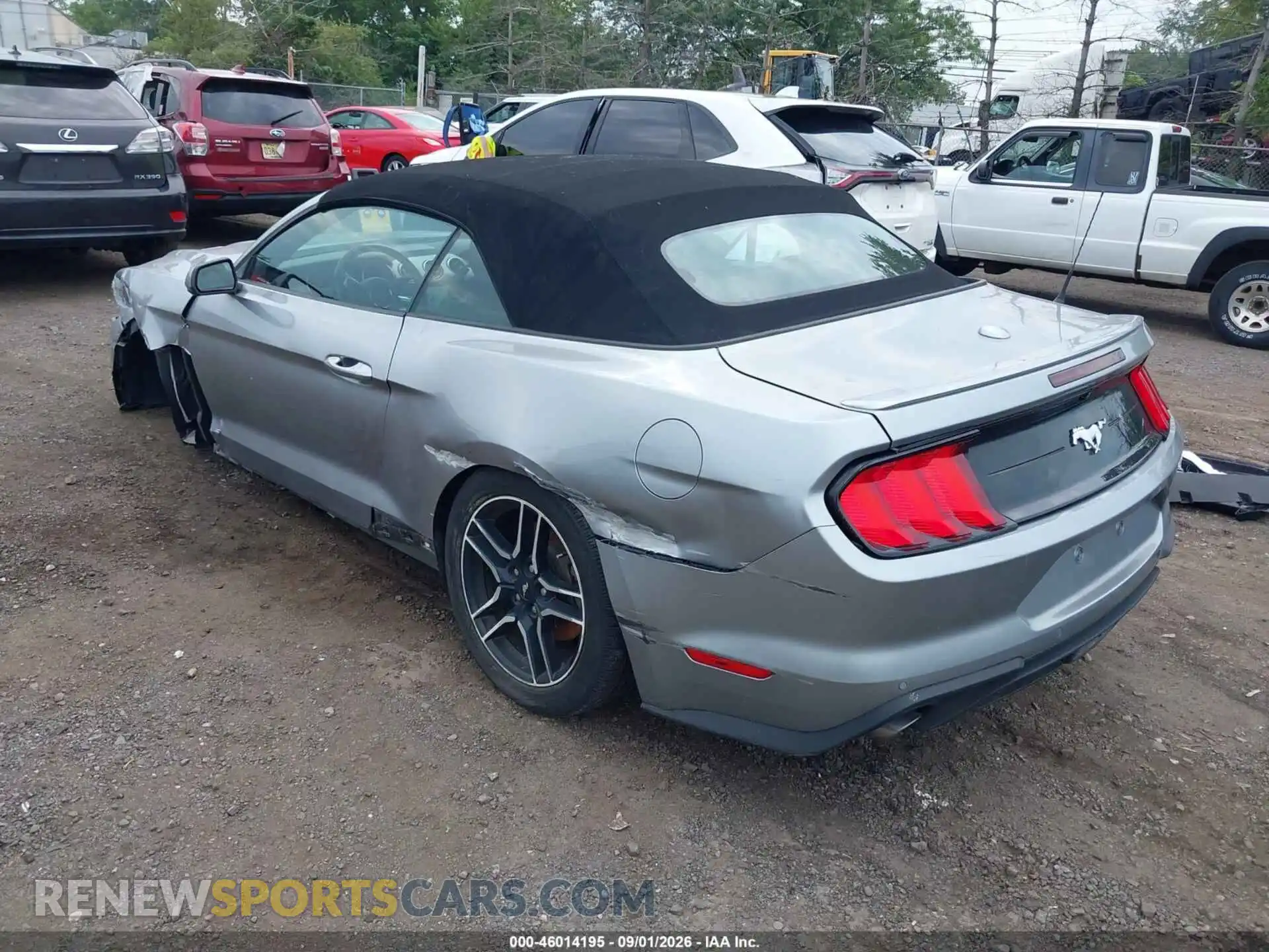 3 fotografías del automóvil dañado 1FATP8UHXM5120197 FORD MUSTANG 2021