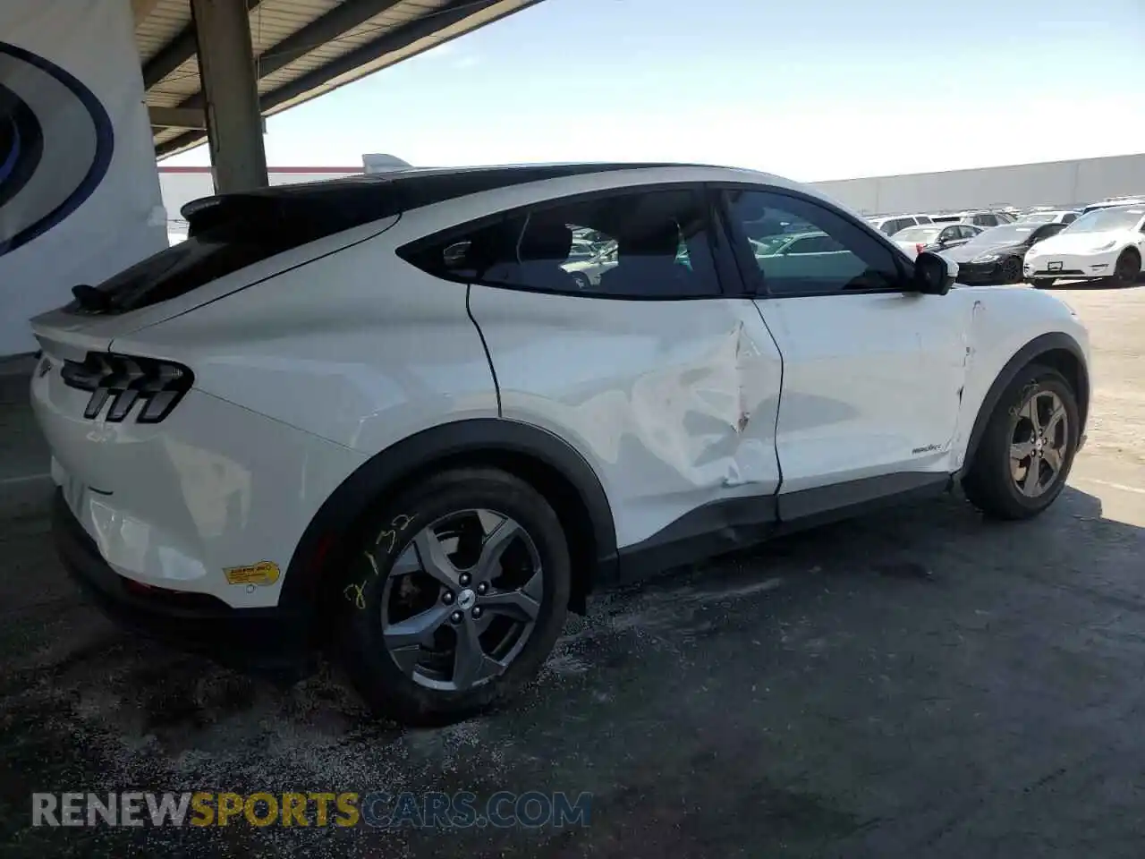 3 fotografías del automóvil dañado 3FMTK1RMXMMA43889 FORD MUSTANG 2021
