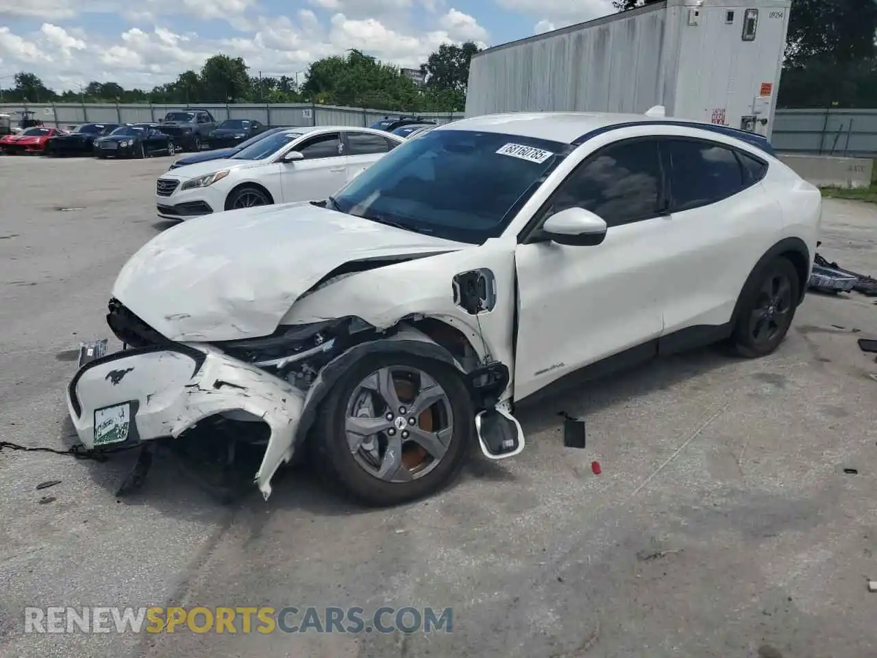 1 Photograph of a damaged car 3FMTK1SS3MMA49090 FORD MUSTANG 2021