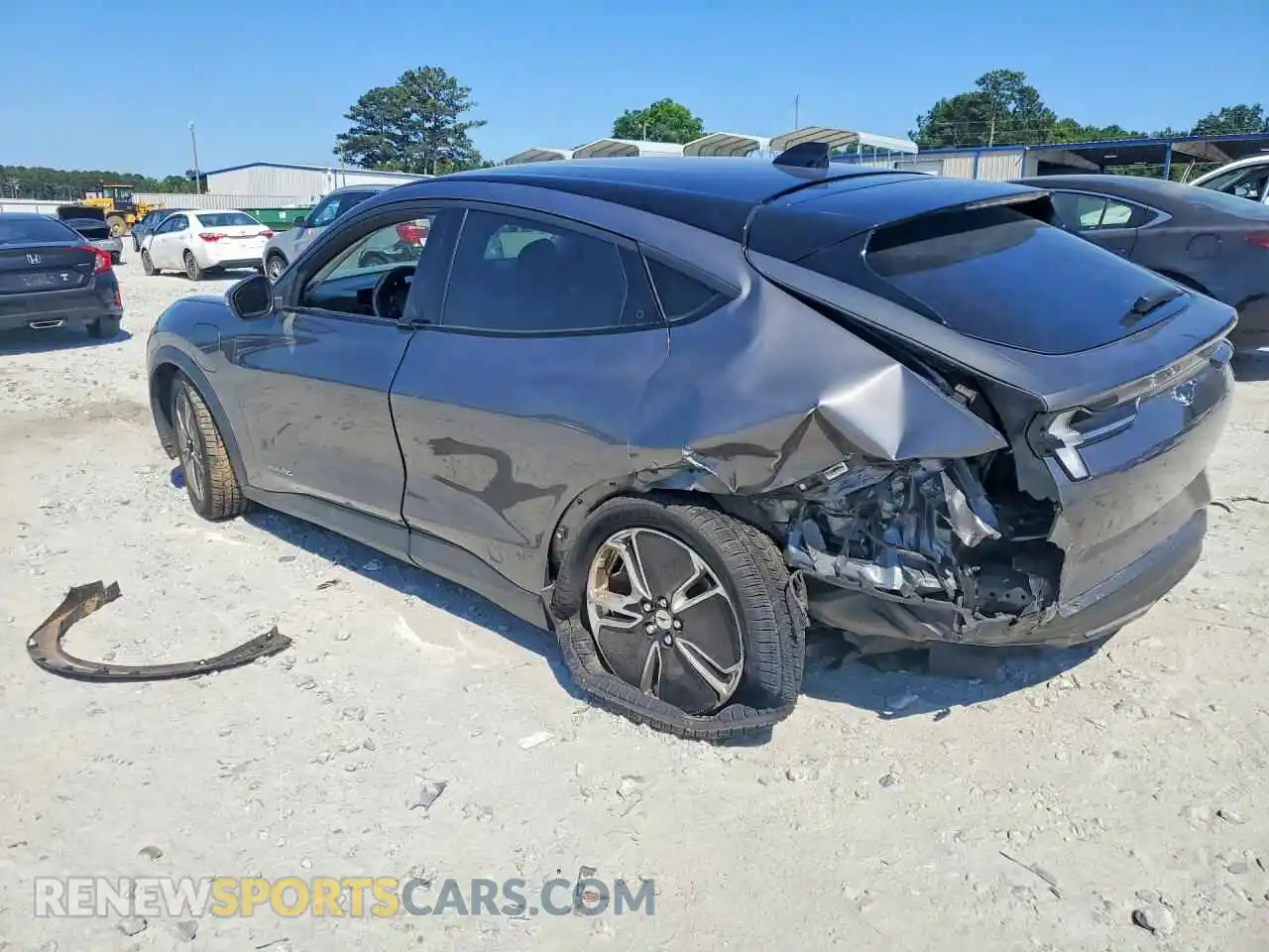 2 fotografías del automóvil dañado 3FMTK1SS8MMA18501 FORD MUSTANG 2021
