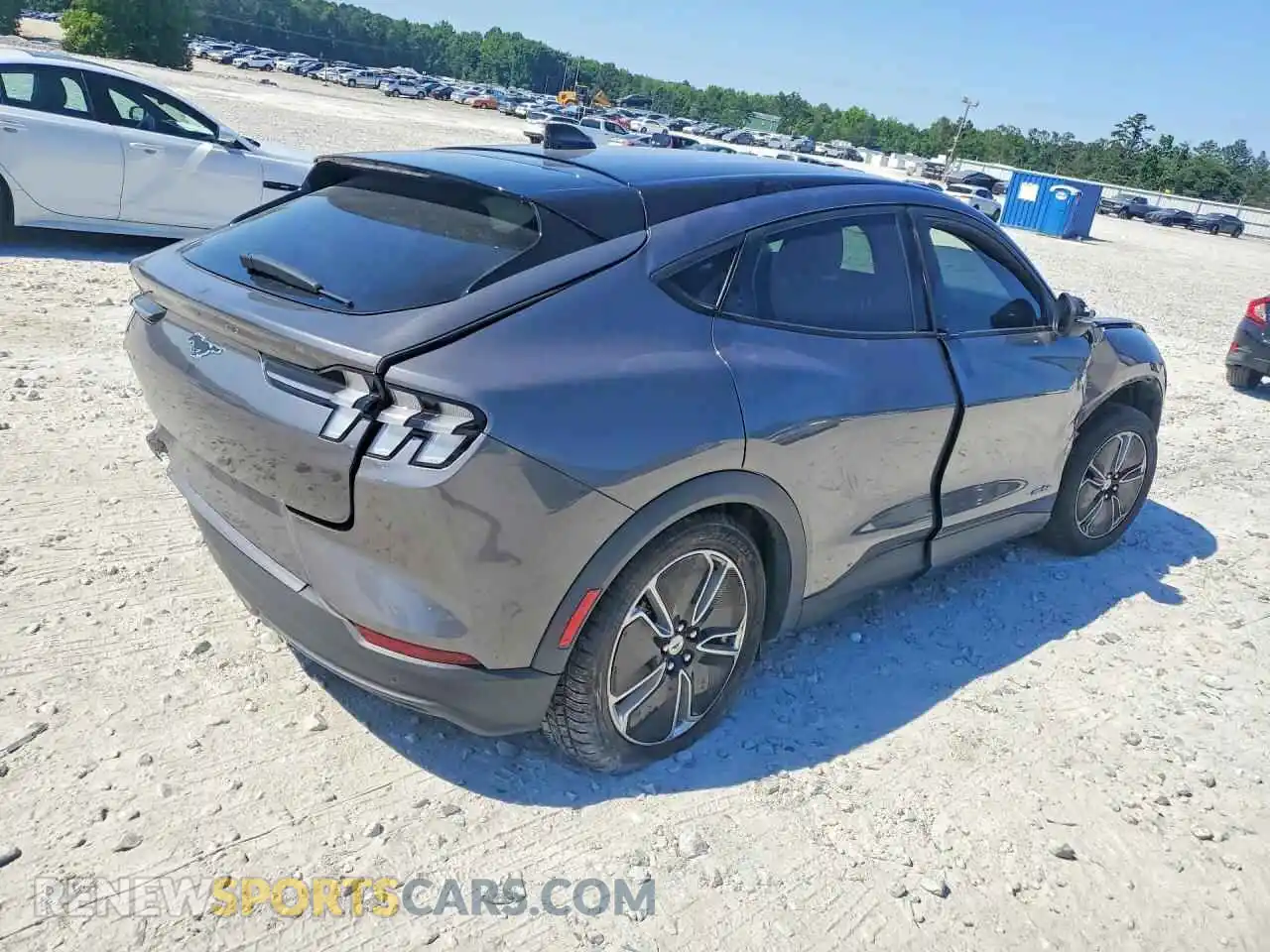 3 fotografías del automóvil dañado 3FMTK1SS8MMA18501 FORD MUSTANG 2021