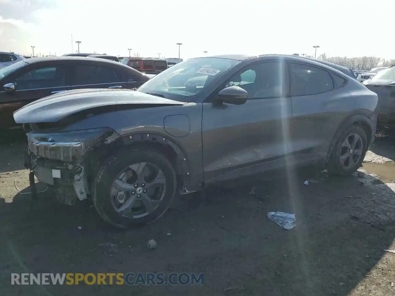 1 Photograph of a damaged car 3FMTK1SSXMMA34389 FORD MUSTANG 2021