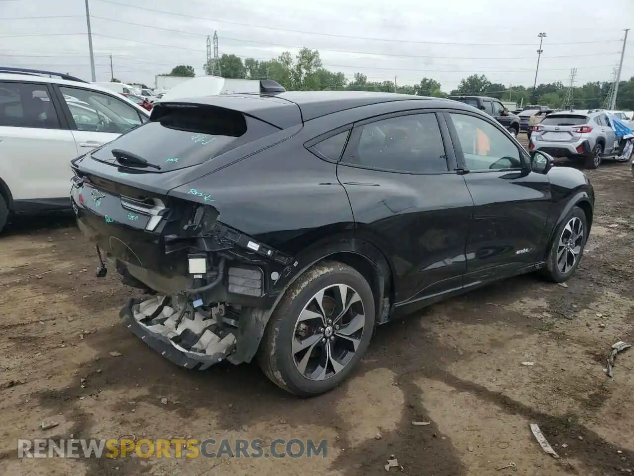 3 Photograph of a damaged car 3FMTK3R70MMA66054 FORD MUSTANG 2021