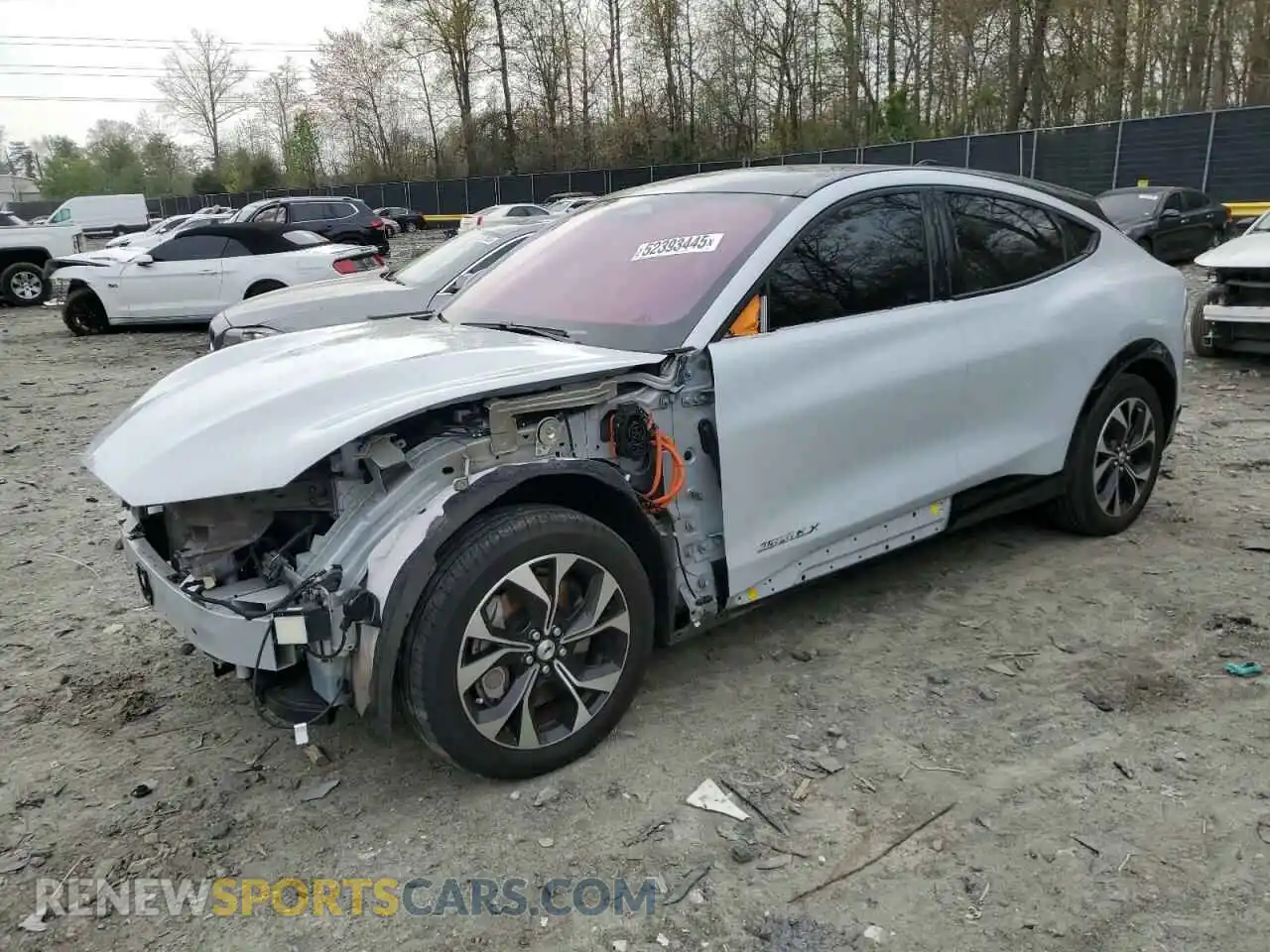 1 Photograph of a damaged car 3FMTK3R73MMA65934 FORD MUSTANG 2021